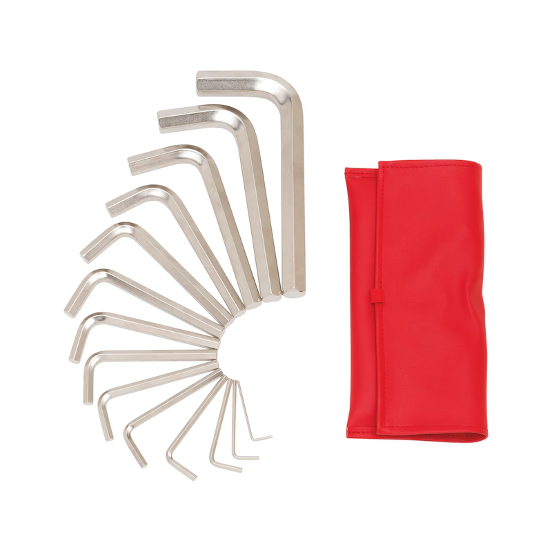 Würth Winkelschraubendreher Innensechskant Satz 2 bis 19 mm 14 teilig kurz