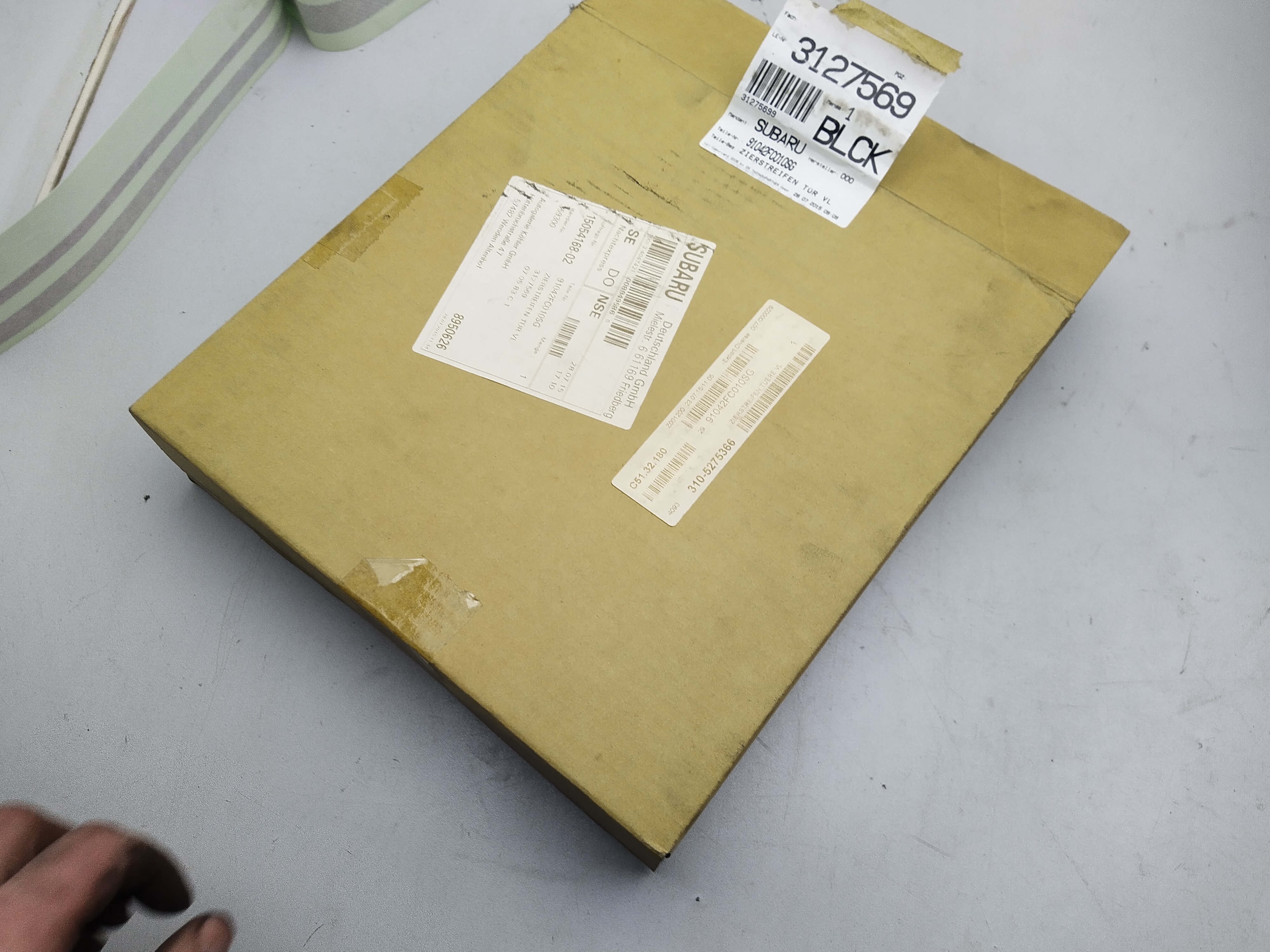 NOS Tür Seitenstreifen vorne links 91042FC010SG für Subaru Forester SF