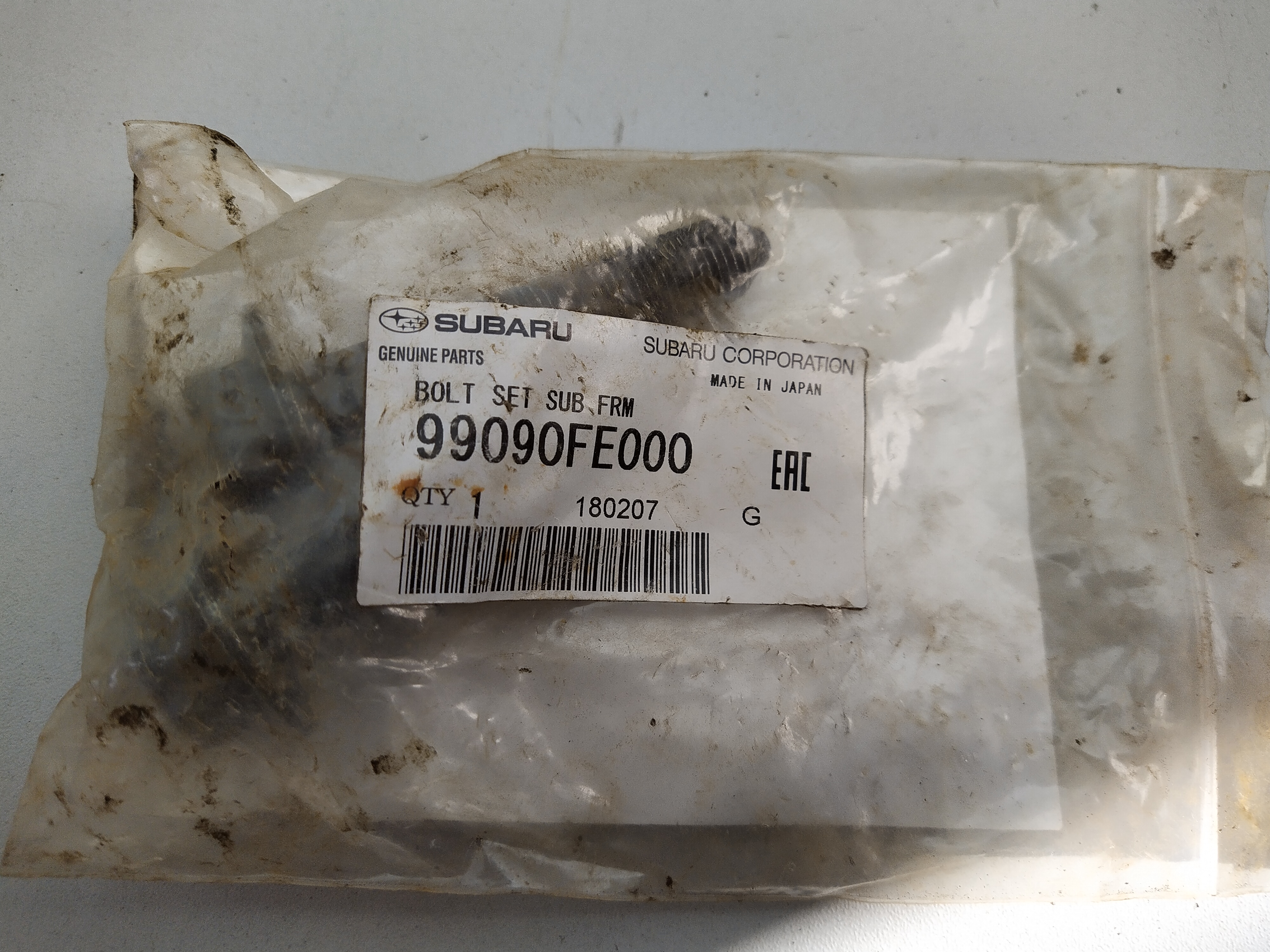 Schrauben Hilfsrahmen Subaru Impreza GD GG Forester SG 99090FE000 Original Subaru