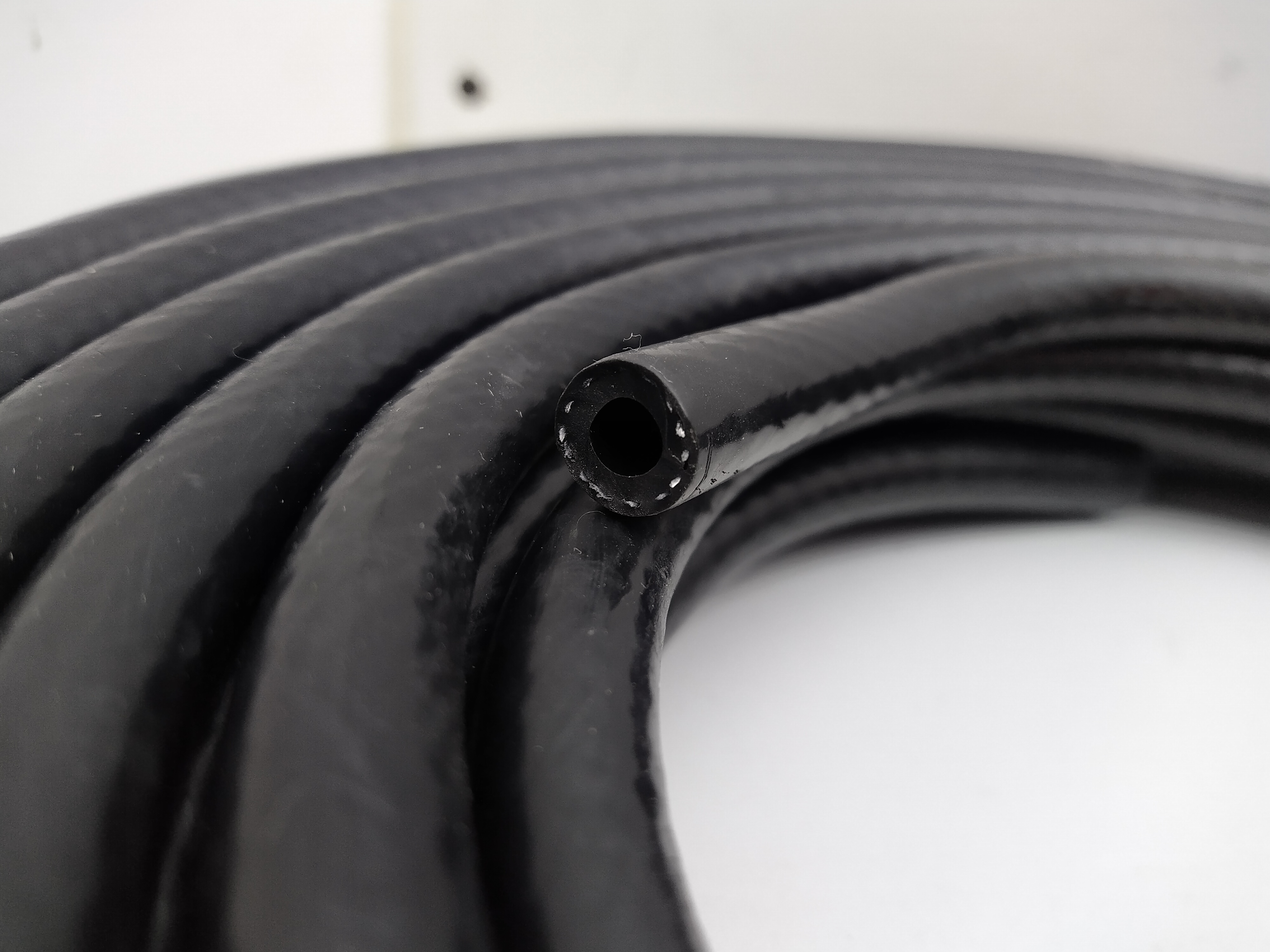 6mm Silikon Unterdruckschlauch verstärkt schwarz
