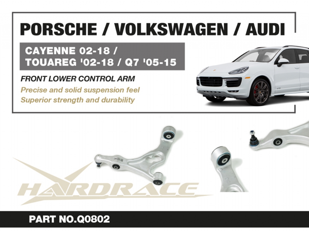 Hardrace Unterer Querlenker vorne für Audi Porsche Cayenne 1. 955/957