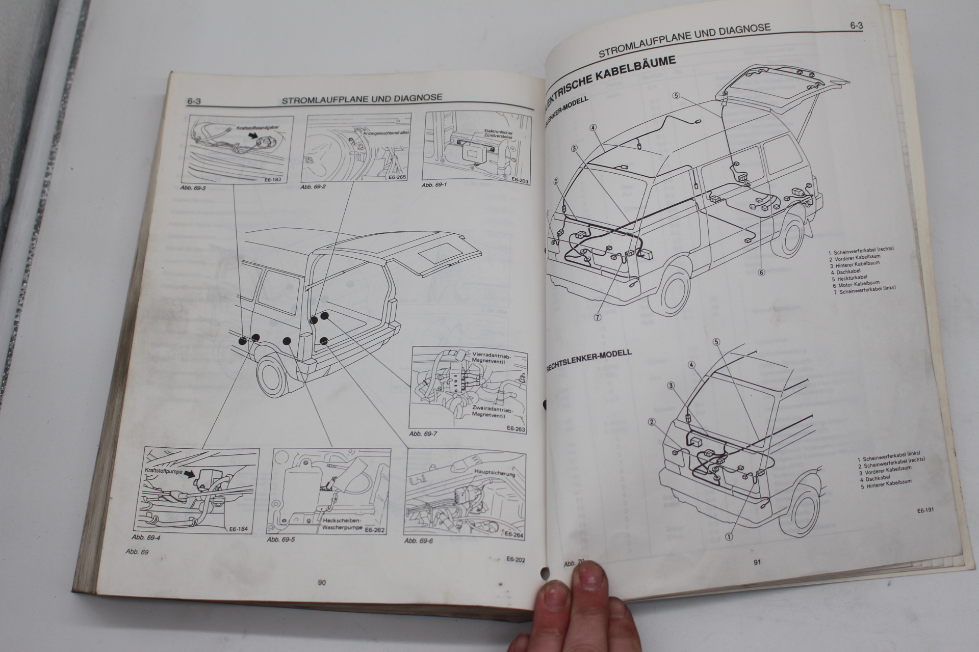 Original Reparaturhandbuch Werkstatthandbuch für SUBARU Libero E Servie ab 1990