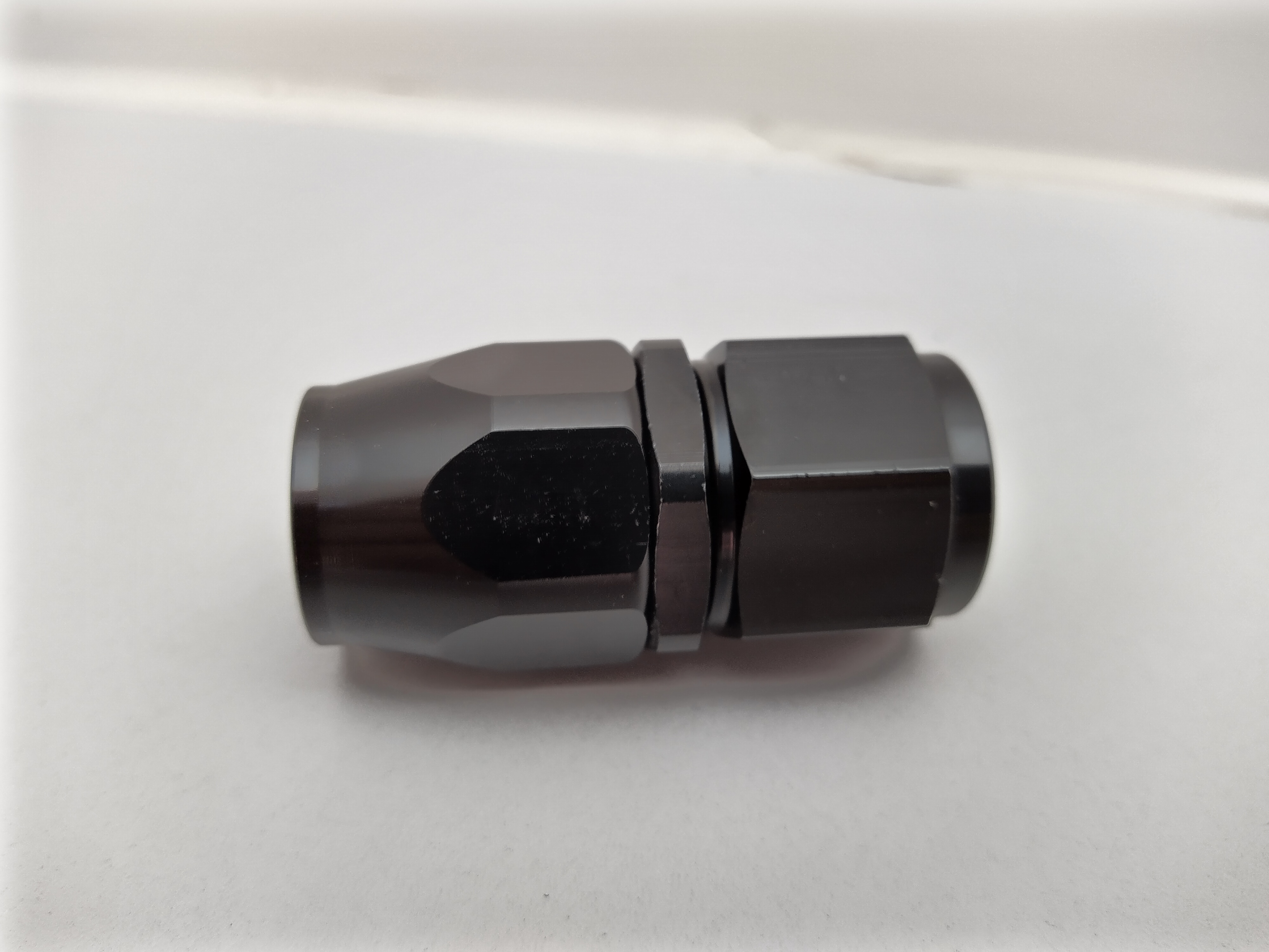 Alu-Fitting schwarz AN10 Dash 10 gerade