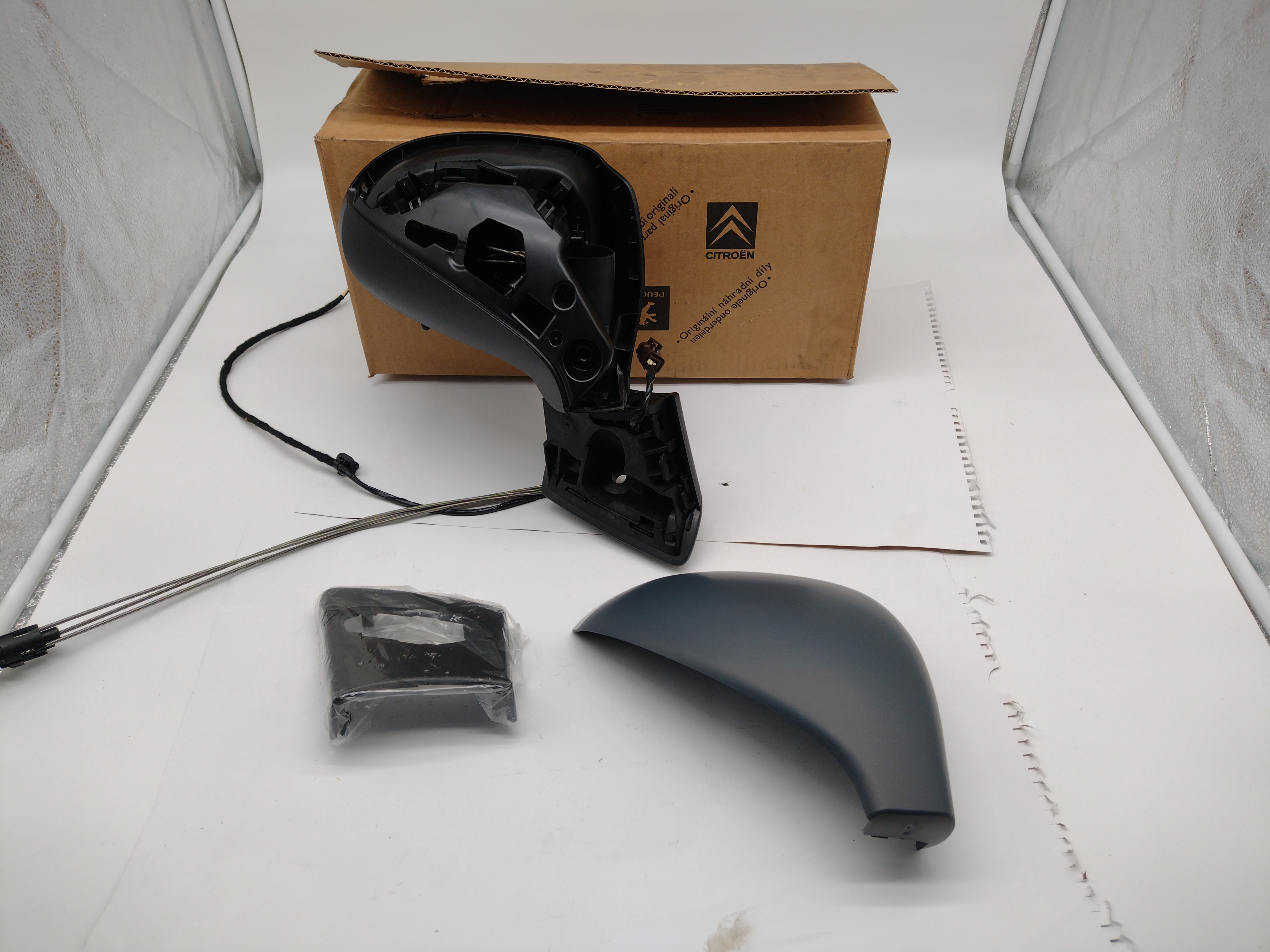 Peugeot 207 Außenspiegel Seitenspiegel rechts manuell 8149ZF NEU NOS