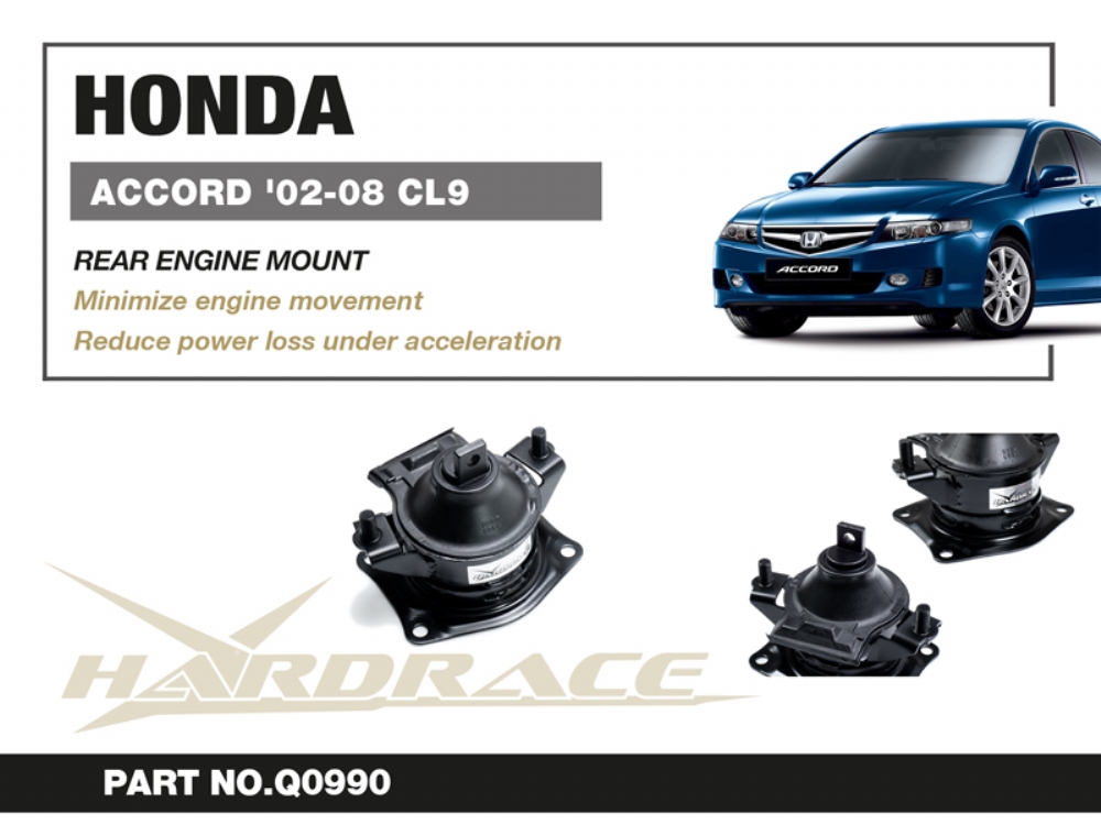 Hardrace Motorlager hinten für Honda Accord 7. CL7/8/9 (JP/EU-SPEC)