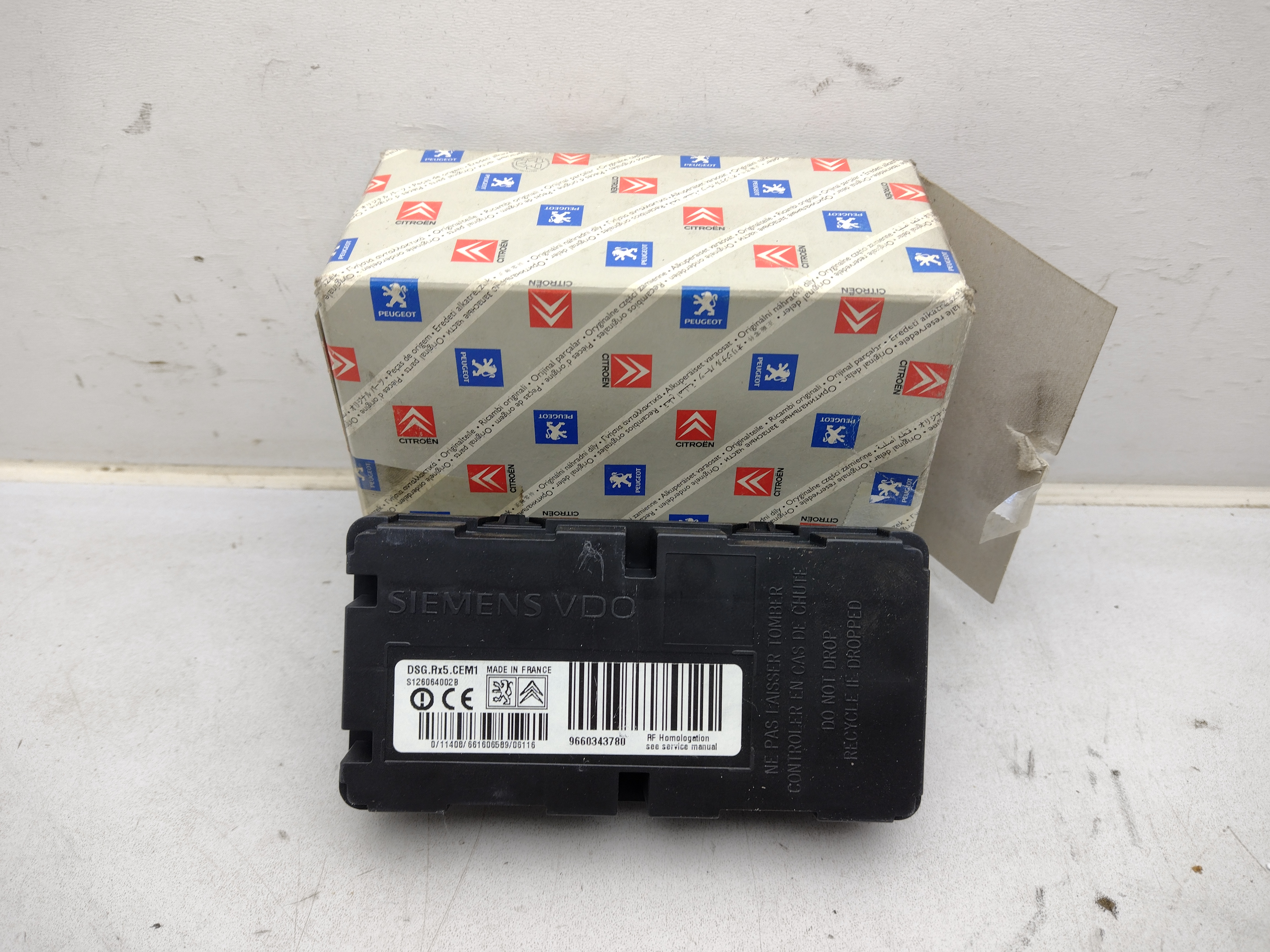Peugeot / Citroen Steuergerät  SIEMENS VDO DSG.Rx5.CEM1 543082 NEU NOS NEW