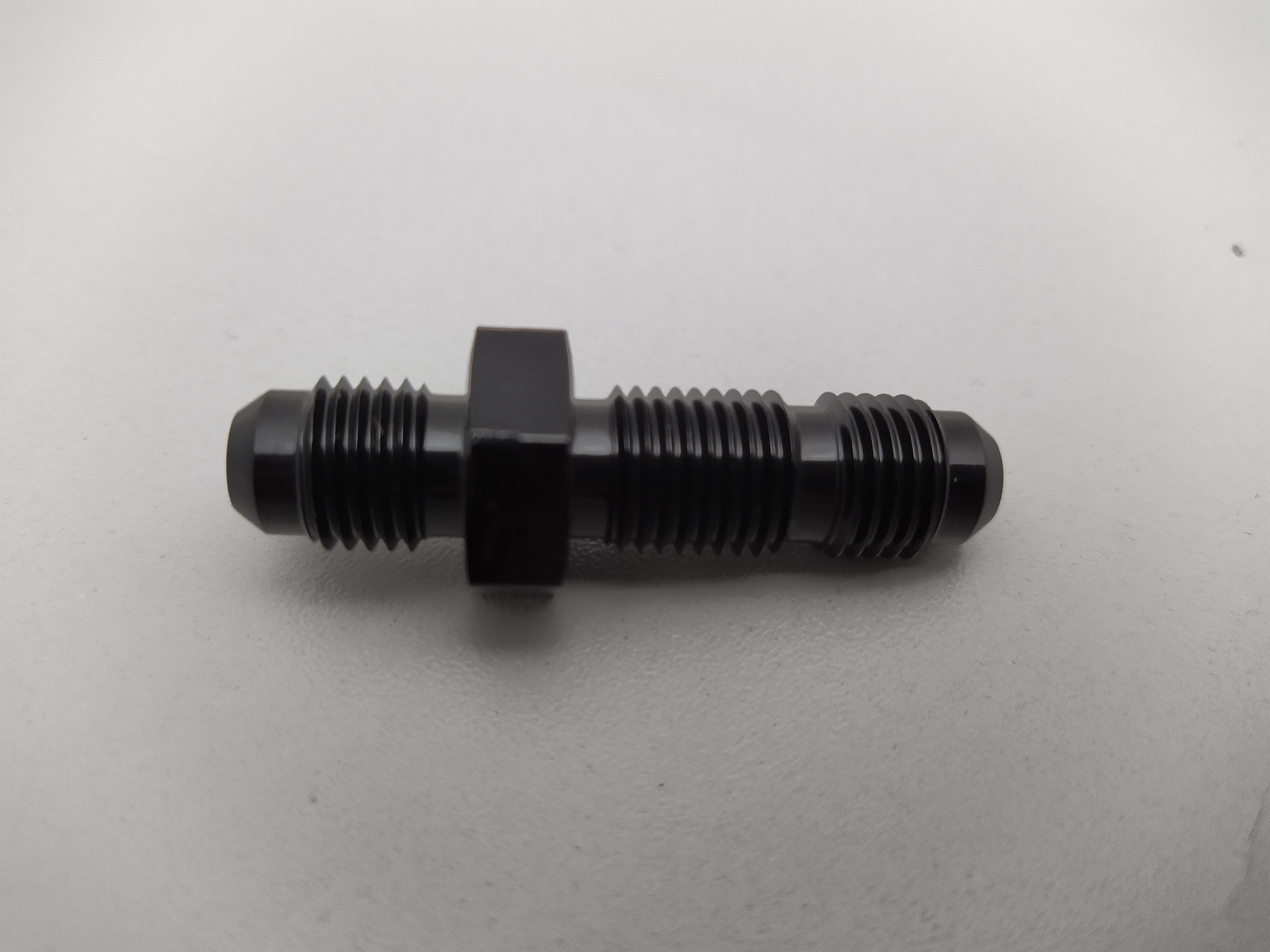 Schottwandverbinder gerade Dash 04  AN4 schwarz