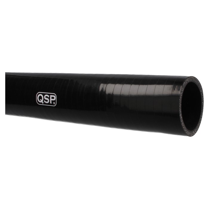 QSP Silikonschlauch - 100 cm gerade - 6.5mm - Schwarz
