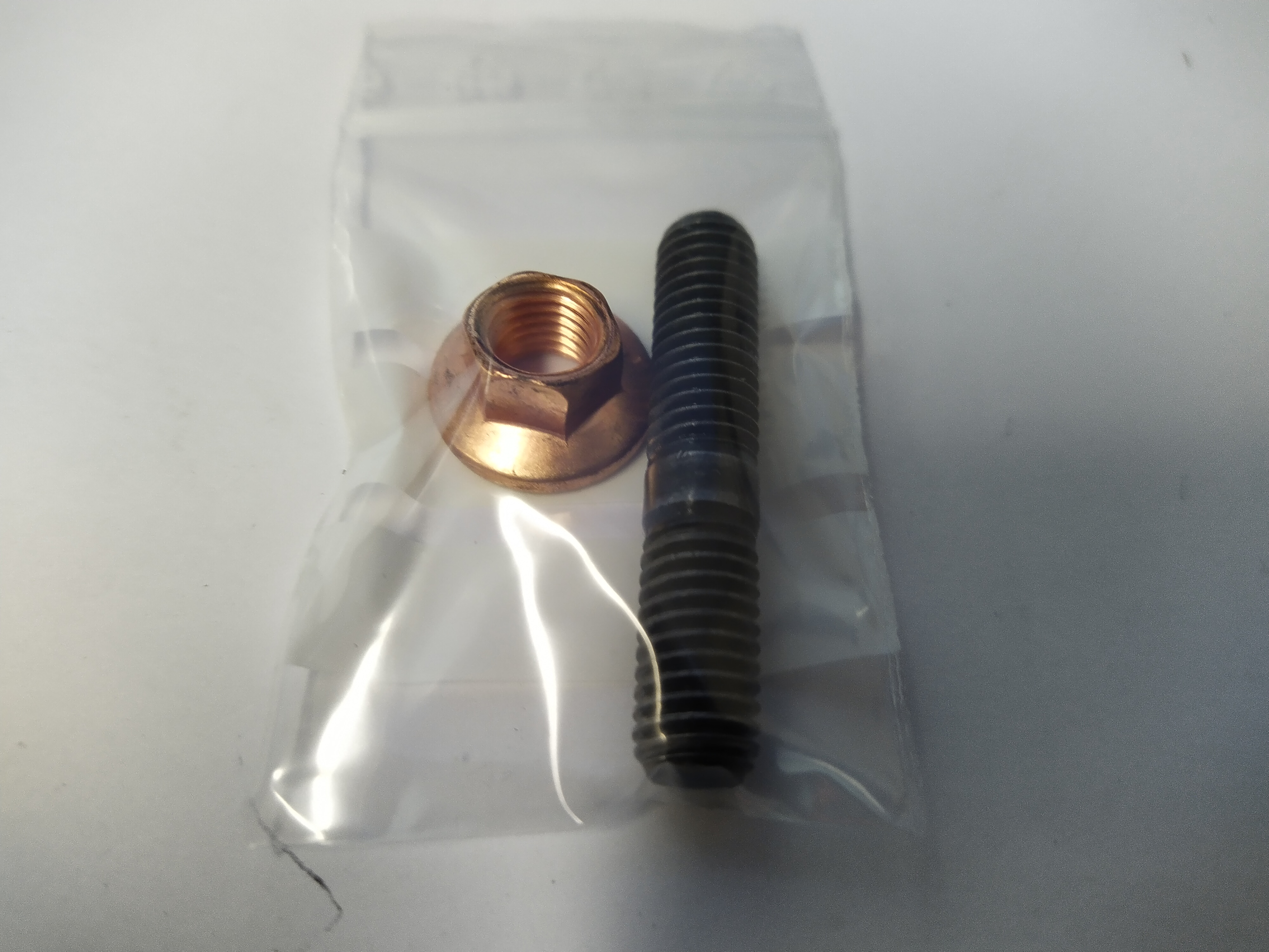 Krümmerbolzen + Kupfer Mutter M8x1,25 RS6