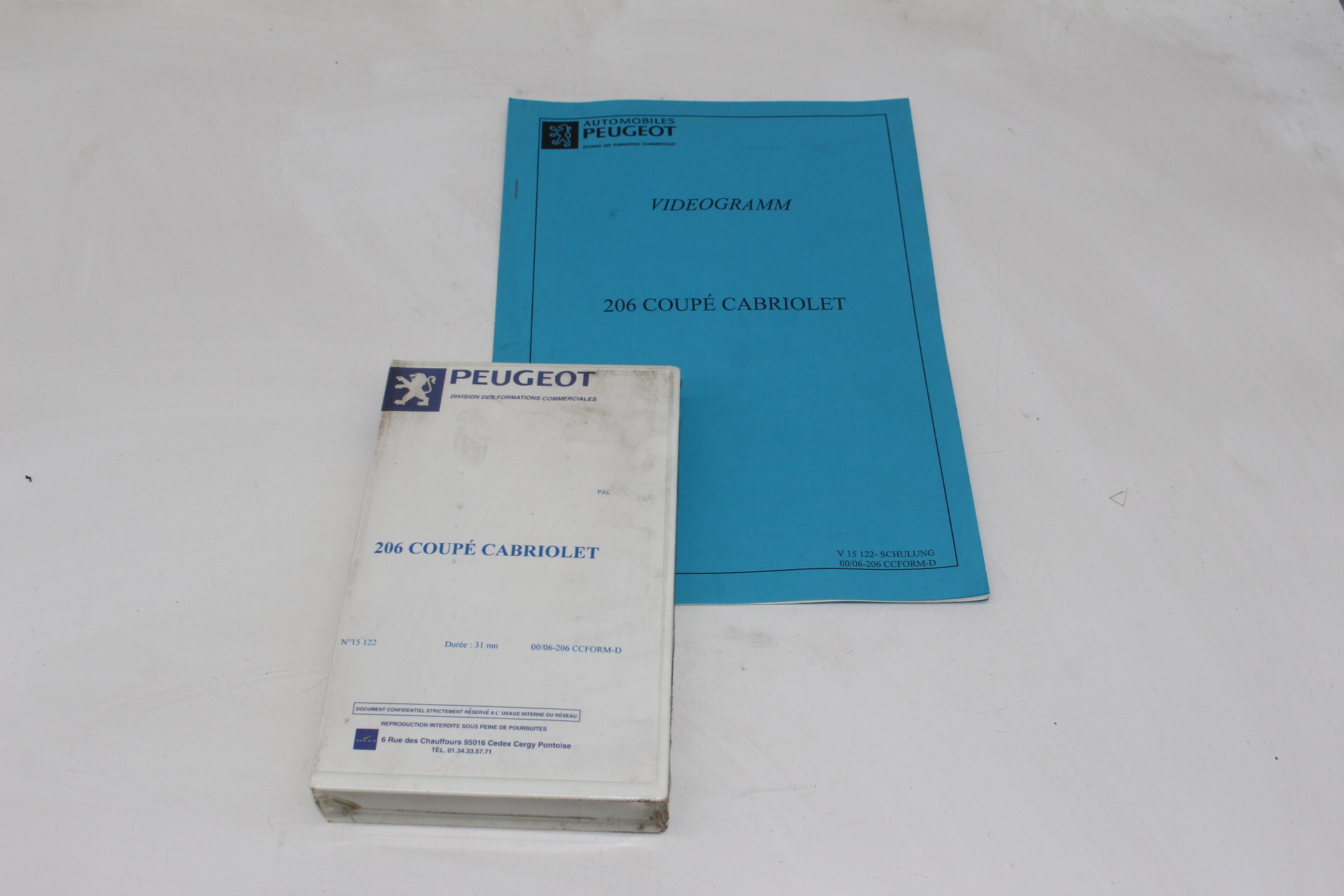 Peugeot Lehrvideokassette – 206 COUPE CABRIOLET