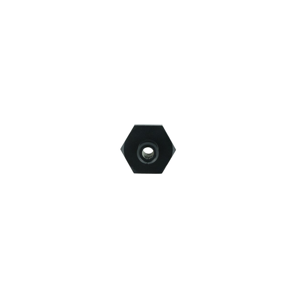 Einschrauber NPT 3/8" männlich zu Schlauchanschluss 8mm (5/16") - schwarz matt