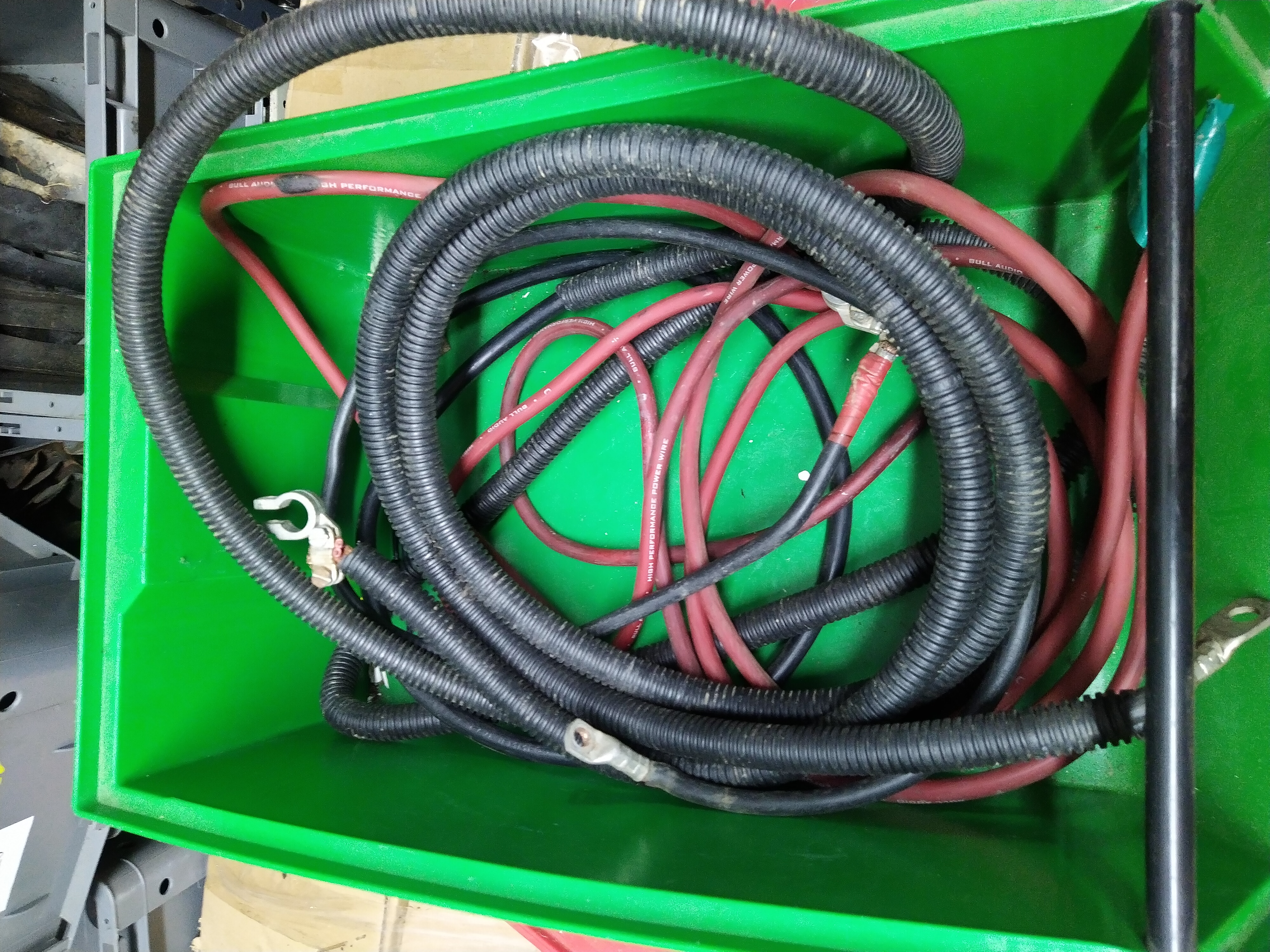 Restbestand Stromkabel  Pluskabel