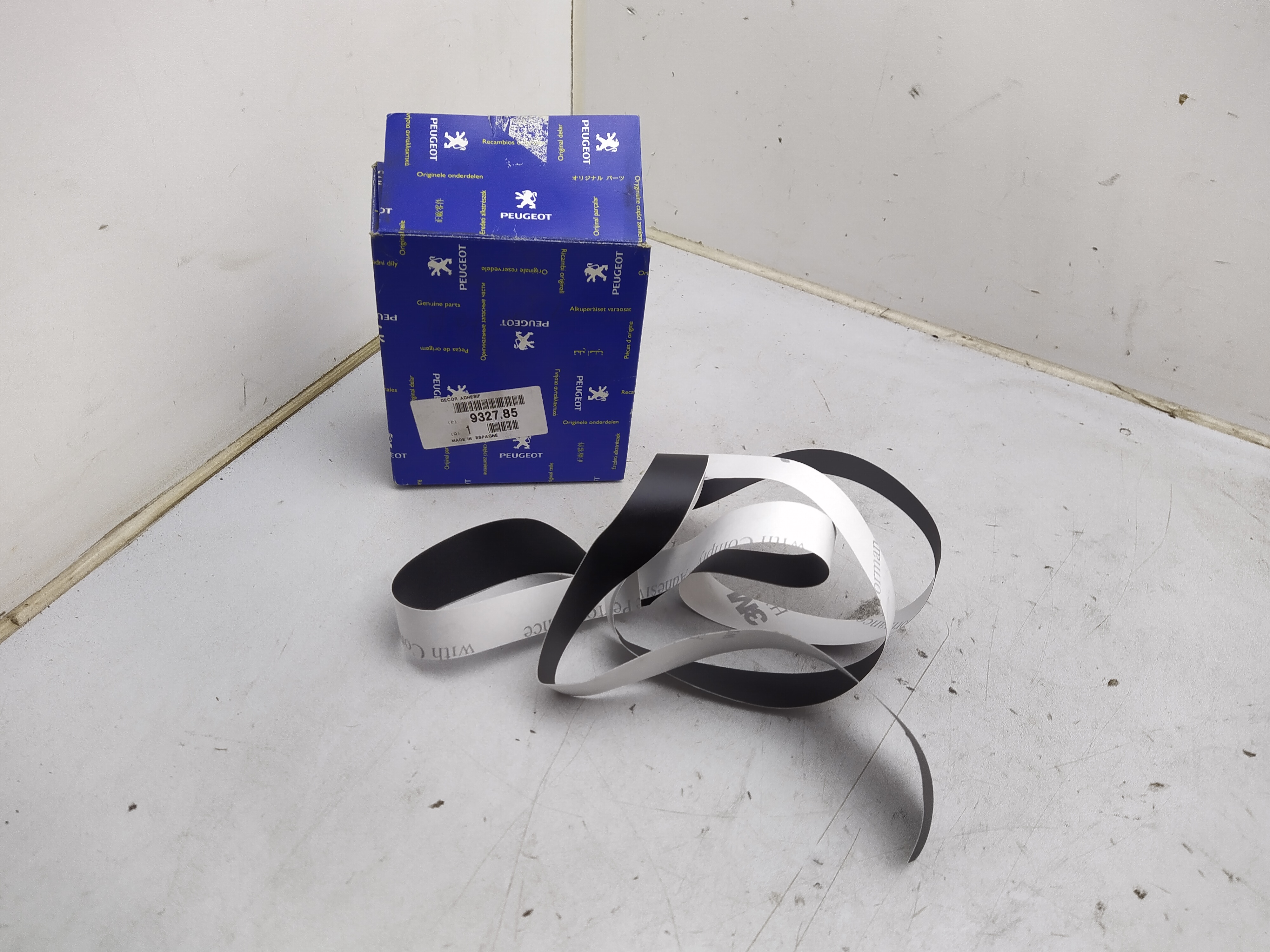 Peugeot KLEBEZIERSTREIF Zierstreifen 932785 NEU NOS NEW