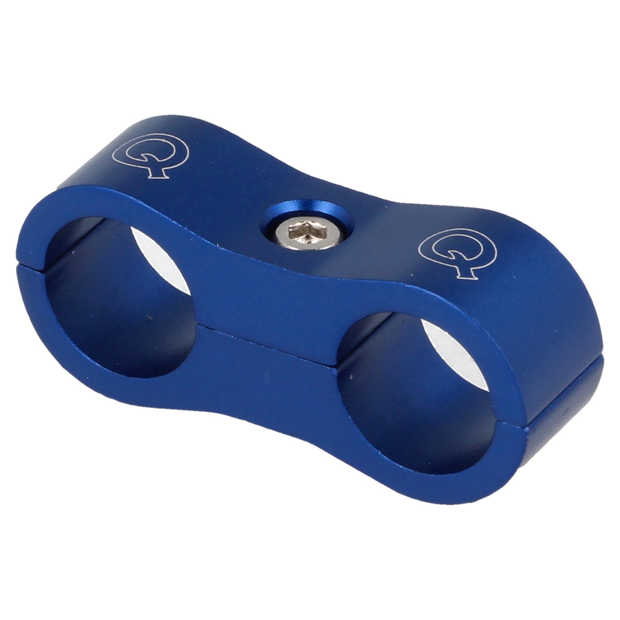 QSP Schlauchhalter  AN10 Dash 10 blau