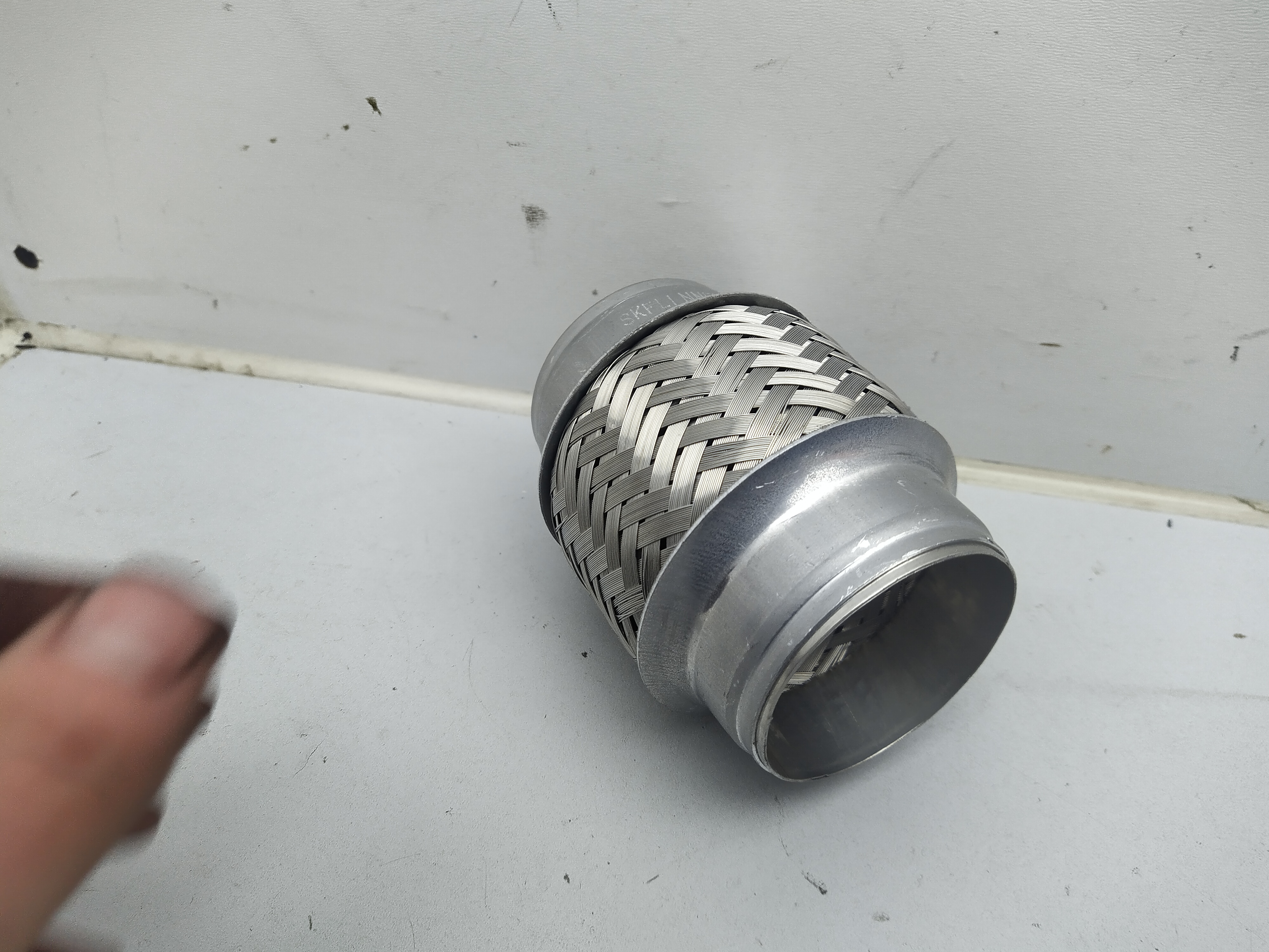 55x100mm 55mm  Flexrohr 100mm Edelstahl V2A
