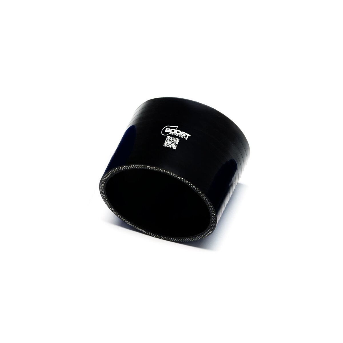 Silikonverbinder 8mm, 75mm Länge, schwarz