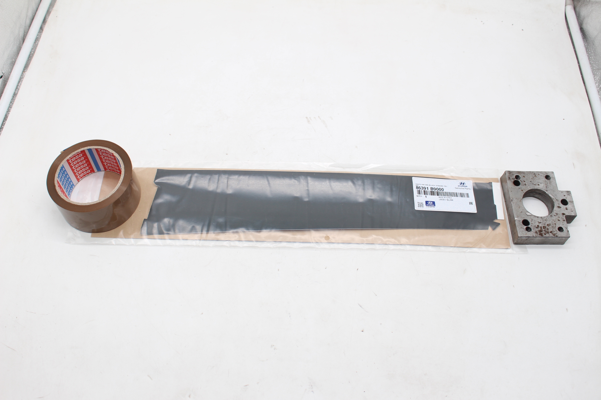 Hyundai i10 Zierfolie Türrahmen hinten rechts 86391-B9000 Black Frame Tape RH