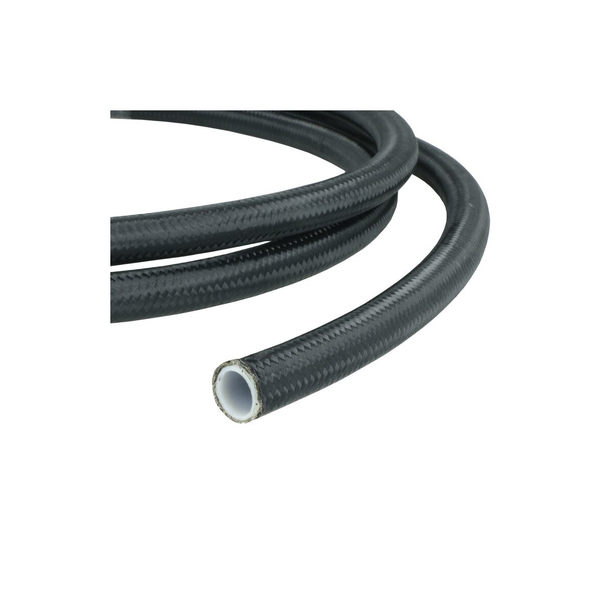 PTFE Hydraulikschlauch Dash 6 - 90cm - Nylon schwarz