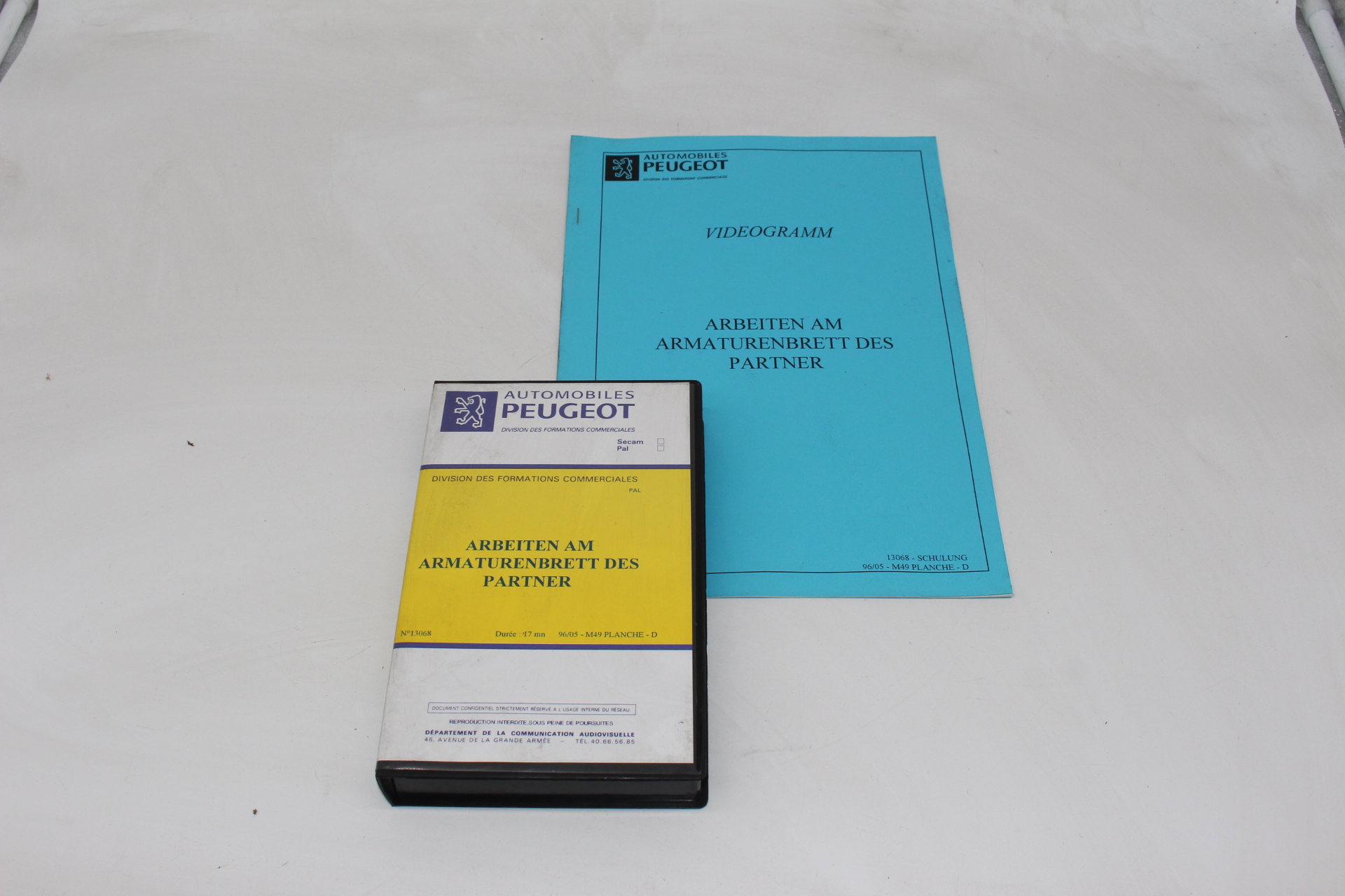 Peugeot Lehrvideokassette – ARBEITEN AM ARMATURENBRETT DES PARTNER