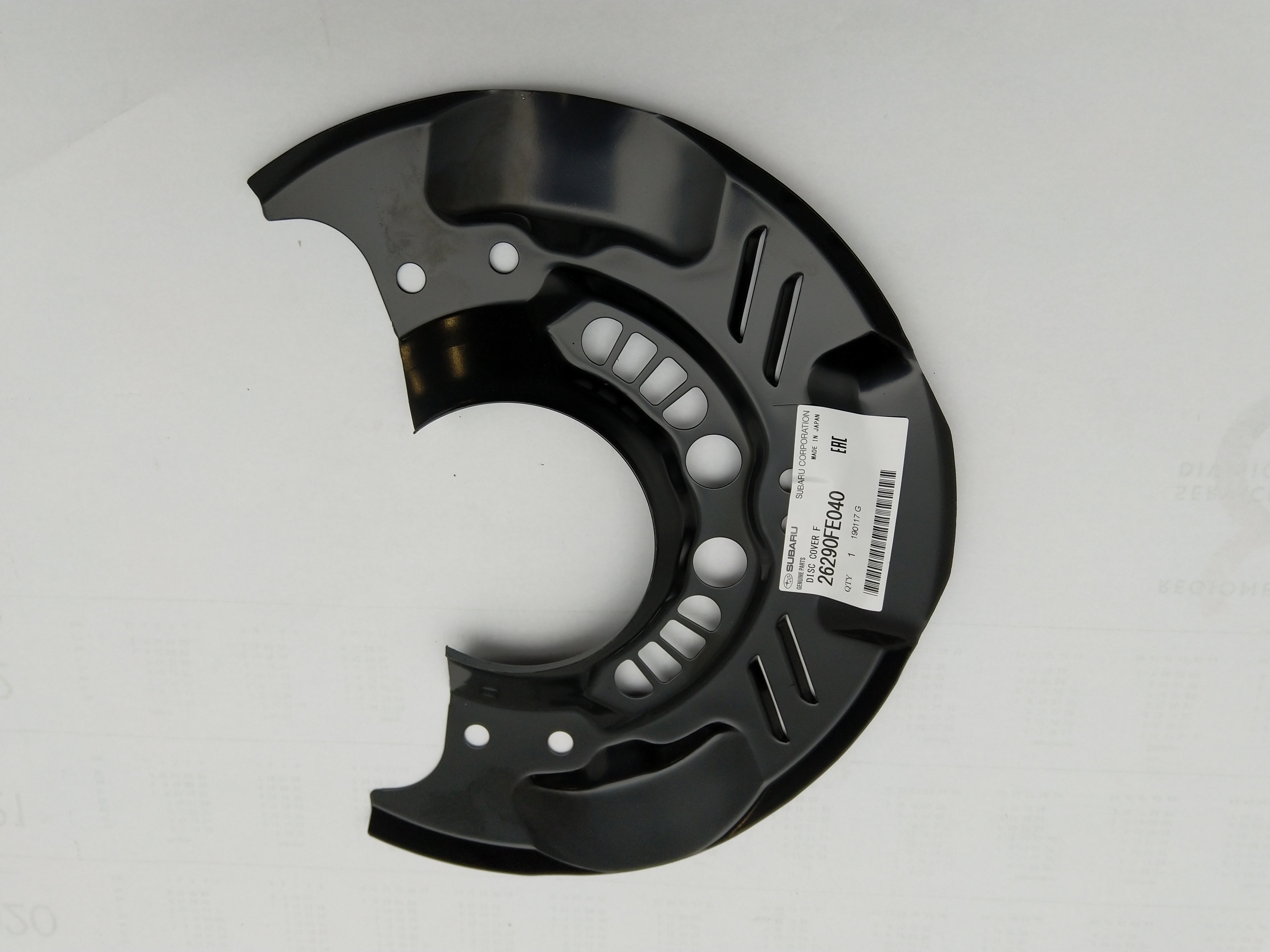 Ankerblech vorne für Subaru Impreza Legacy Forester