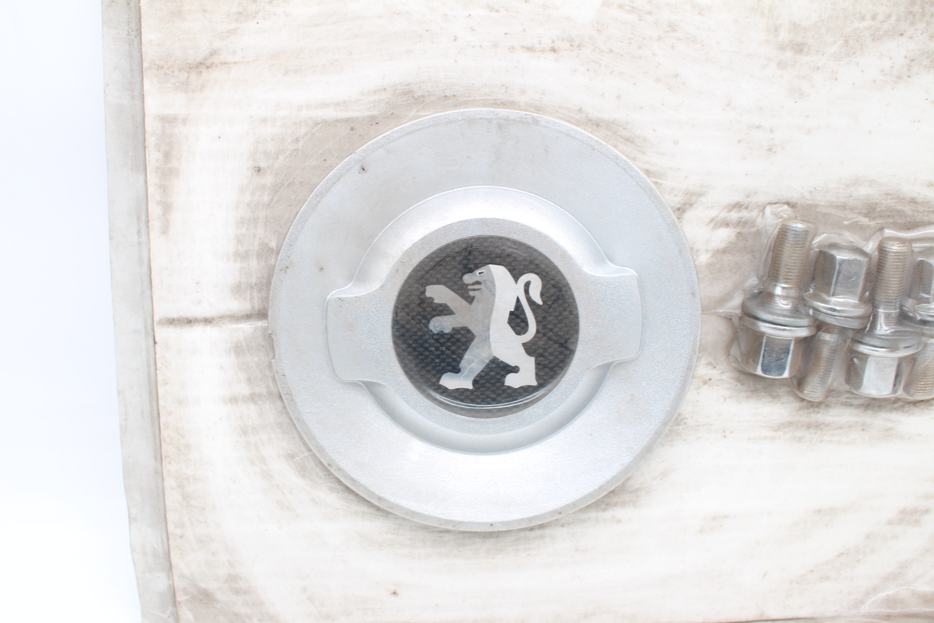 Peugeot Felgendeckel Nabendeckel mit Radschrauben NEU NEW NOS