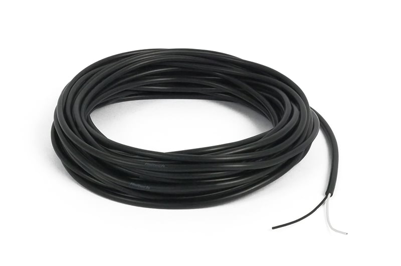 Haltech Mehraderkabel 2 x 22 AWG 10 m schwarz weiß Sensorkabel ETFE
