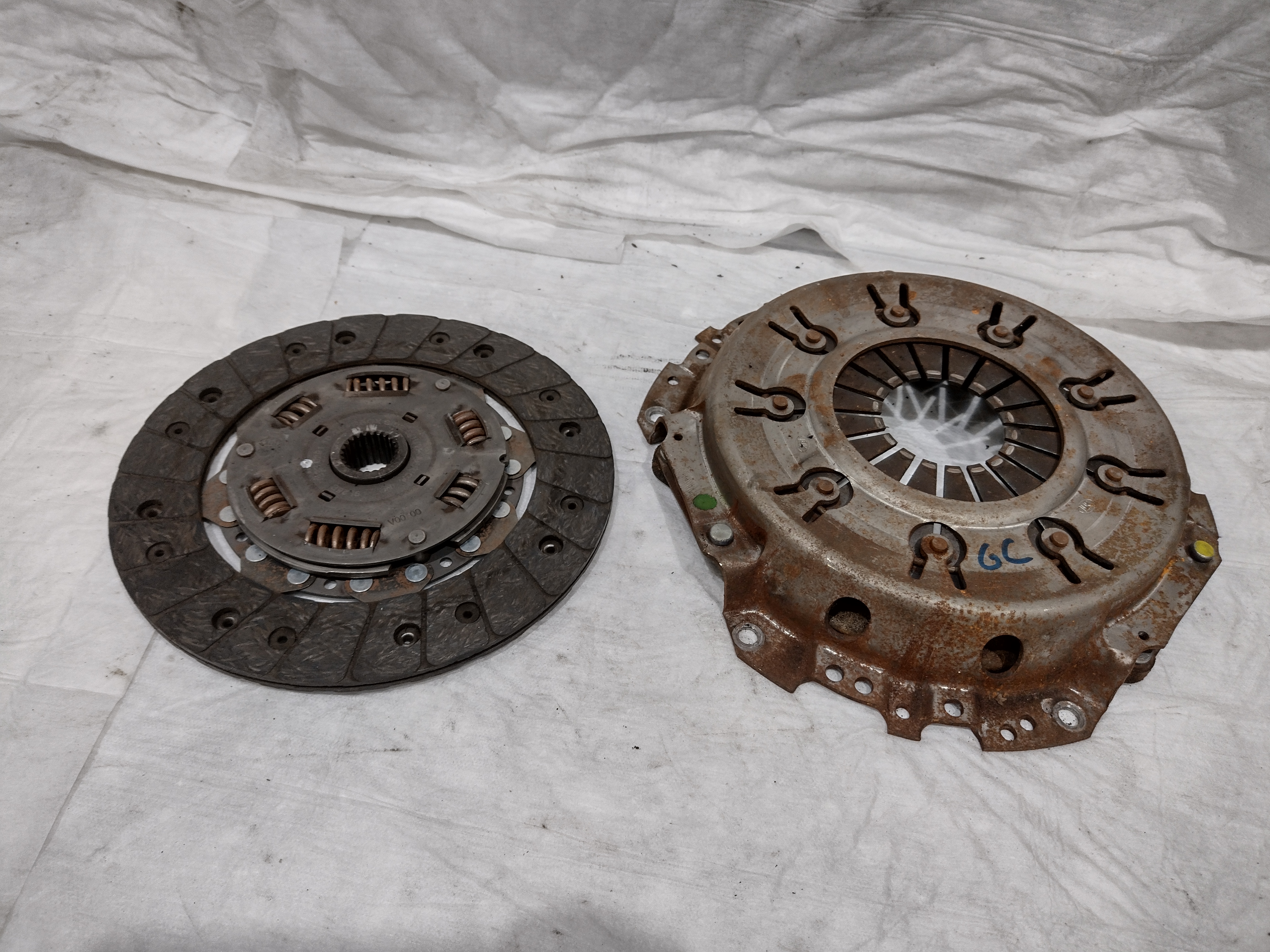 Kupplung Reibscheibe mit Druckplatte 80% Subaru Impreza GC GF Legacy BD BG Forester SF