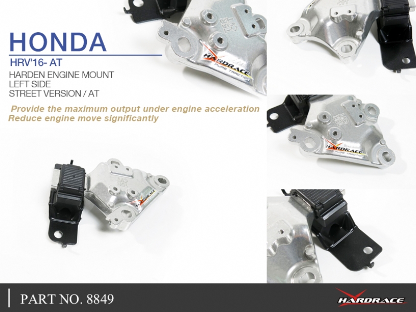 Hardrace links Motorlager für Honda HR-V 2. RU, Fit / Jazz 3., CITY 6. GM6