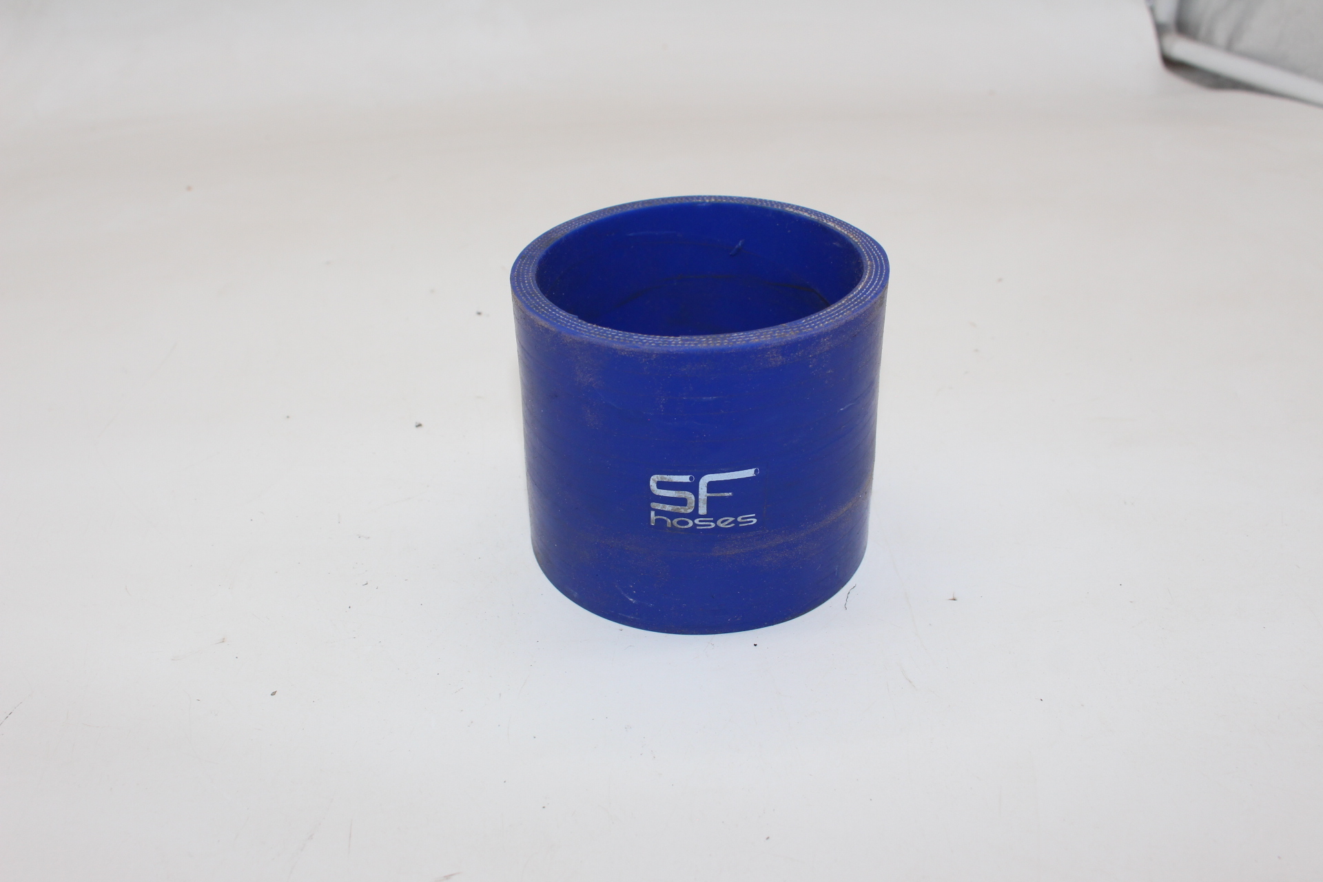 Silikon-Verbinder – 76 mm Ø – 75 mm Länge – Blau