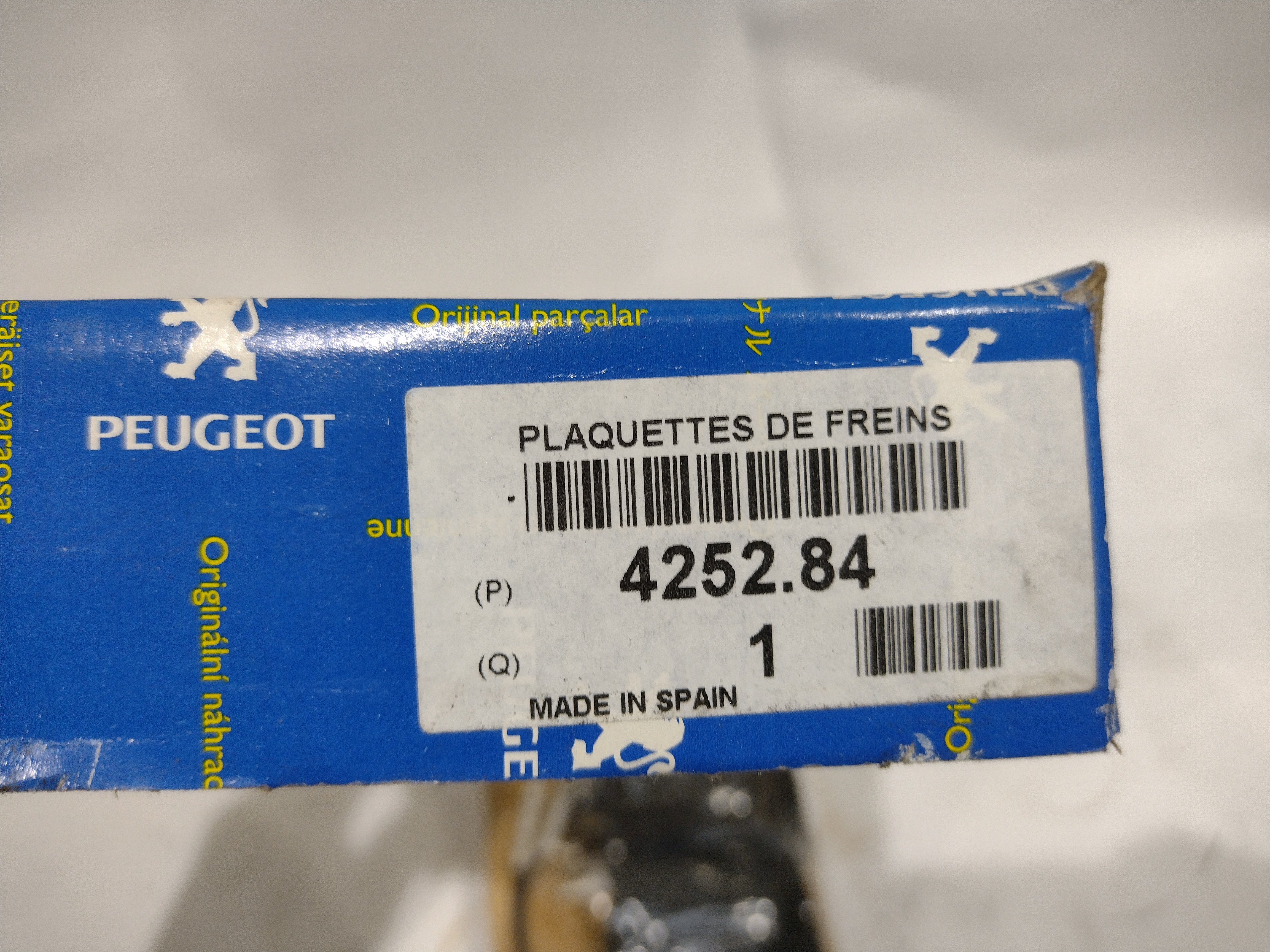Citroen AX Peugeot 106  Bremsbeläge vorne 425284 NEU NOS NEW