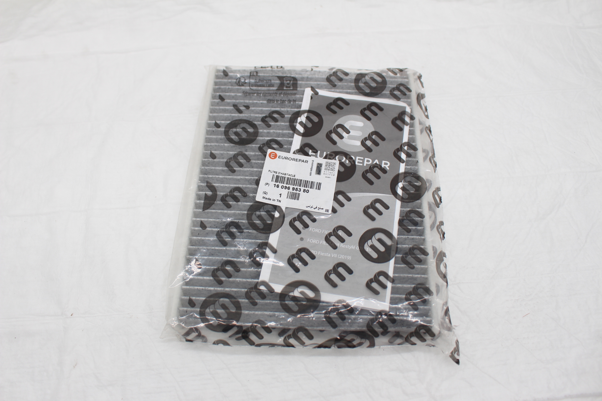 EUROREPAR Innenraumfilter Aktivkohlefilter 1609695380 für Ford Fiesta B-Max Ecosport Puma NEU