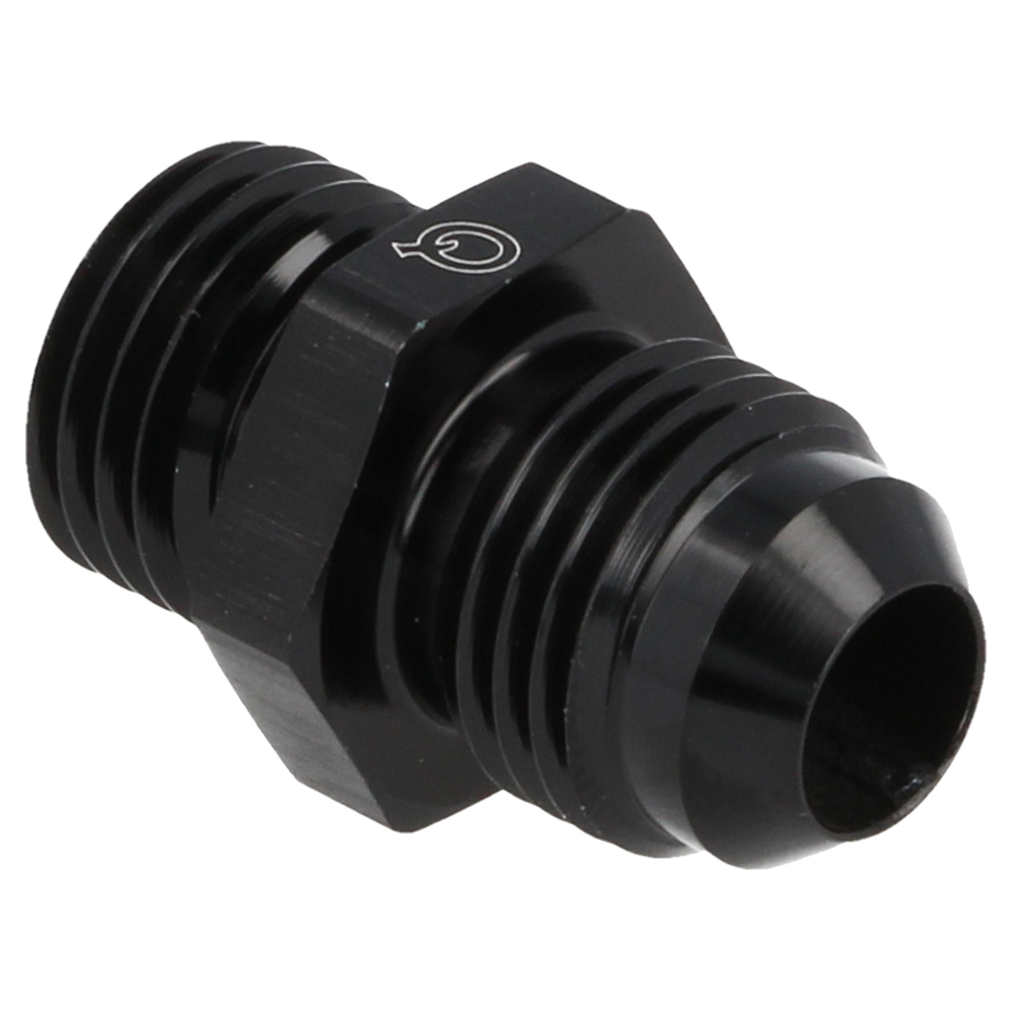 QSP Aluminium Adapter männlich AN6 Dash 6 - M10 x 1.0 schwarz
