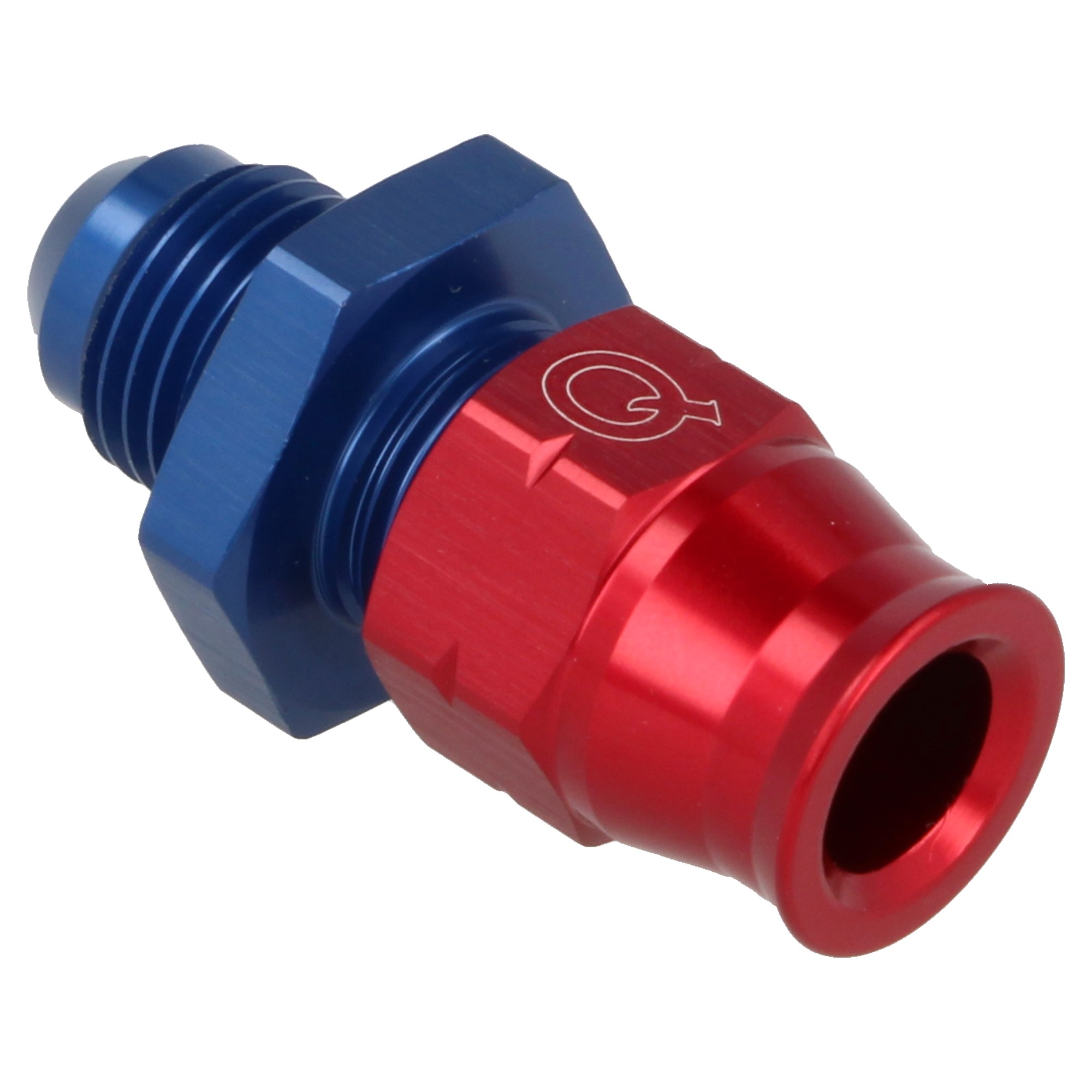 QSP Aluminium Rohr Adapter männlich gerade AN10 Dash 10 - 15.9 mm