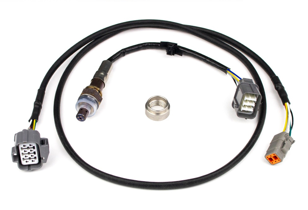 Haltech Breitband Lambda Set NTK LZA09-E1 inkl. Adapterkabel & Einschweißmuffe