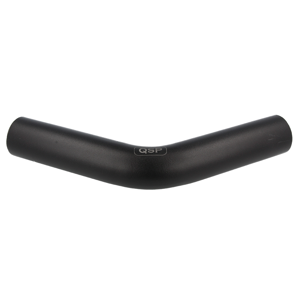 QSP Aluminium Schlauchverbinder 45° Ø89mm (3.5") Schwarz Ladeluft Turbo Intercooler