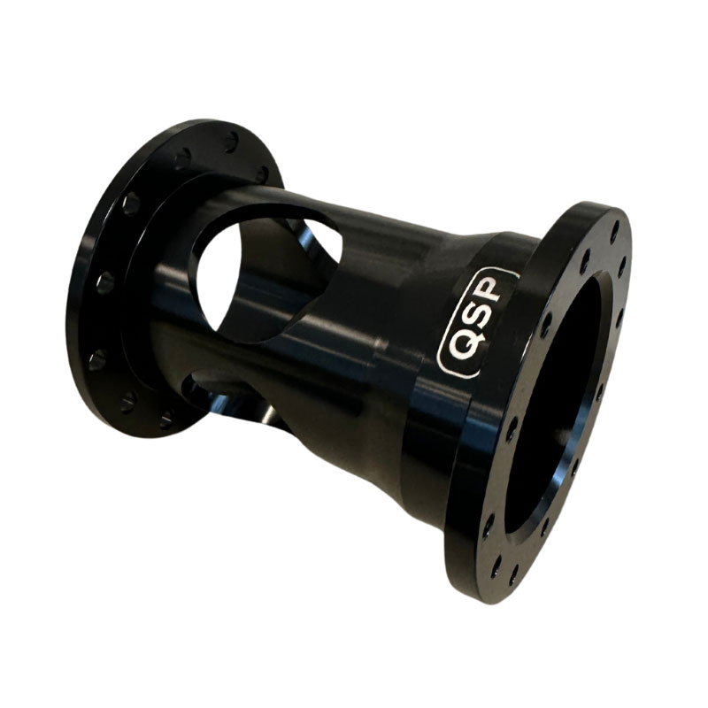 QSP Lenkradnaben-Verlängerung 100 mm Schwarz | 6x70 / 6x74 mm | Alu Adapter