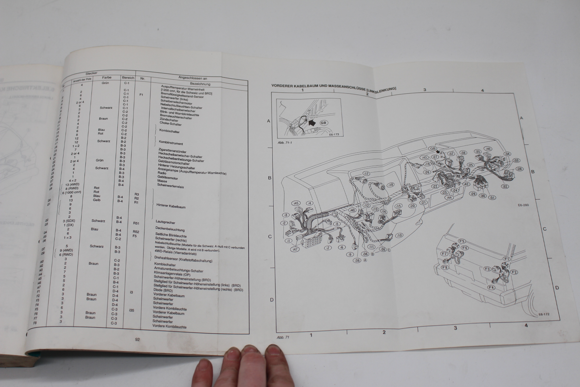 Original Reparaturhandbuch Werkstatthandbuch für SUBARU Libero E Servie ab 1990