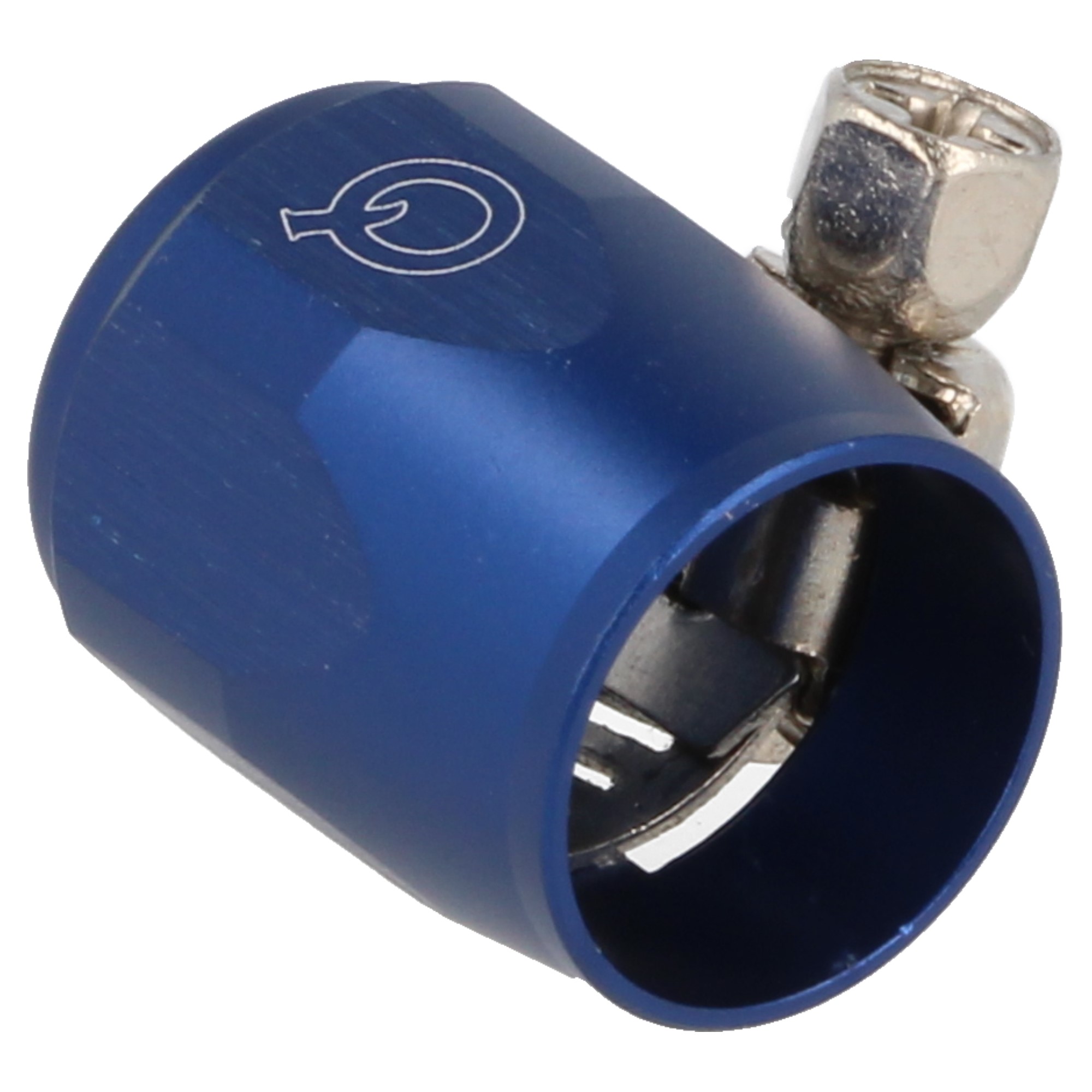 QSP Schlauchschellen Endstück AN16 Dash 16 blau