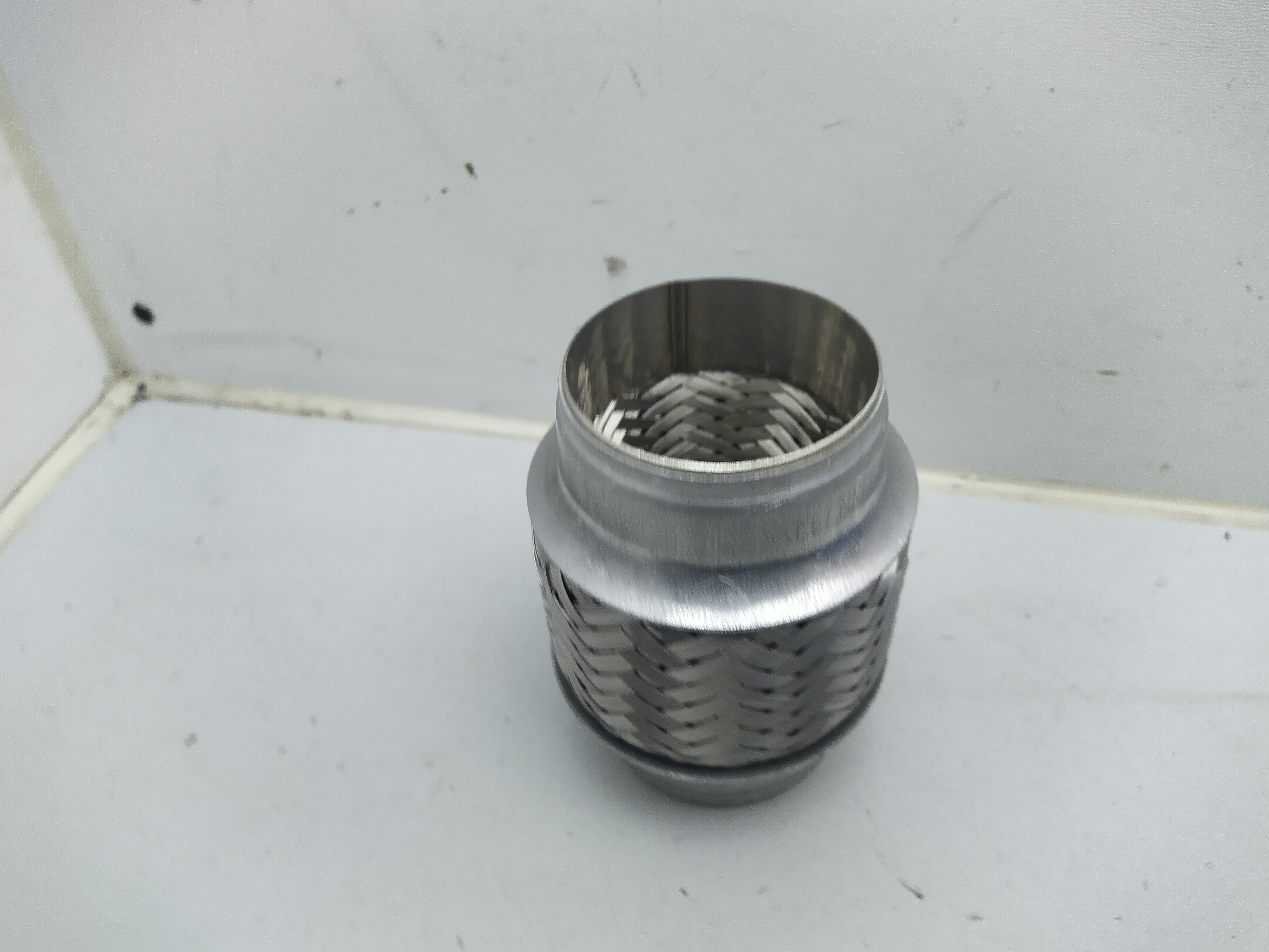 55x100mm 55mm  Flexrohr 100mm Edelstahl V2A