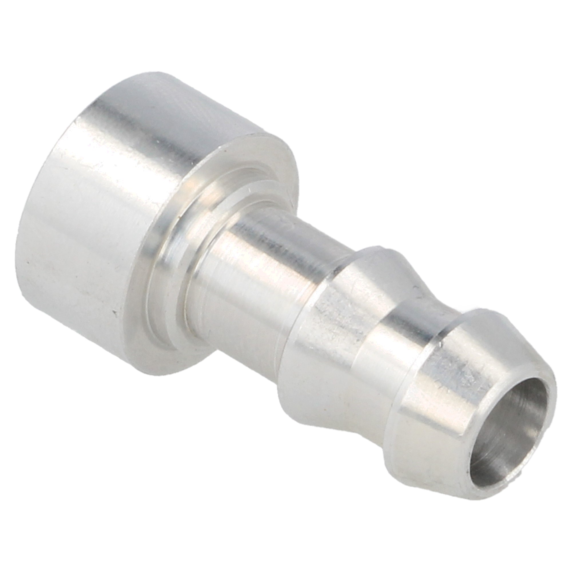QSP Aluminium Anschweiß-Schlauchanschluss 19 mm für AN12 DASH 12 Push-On Schlauch