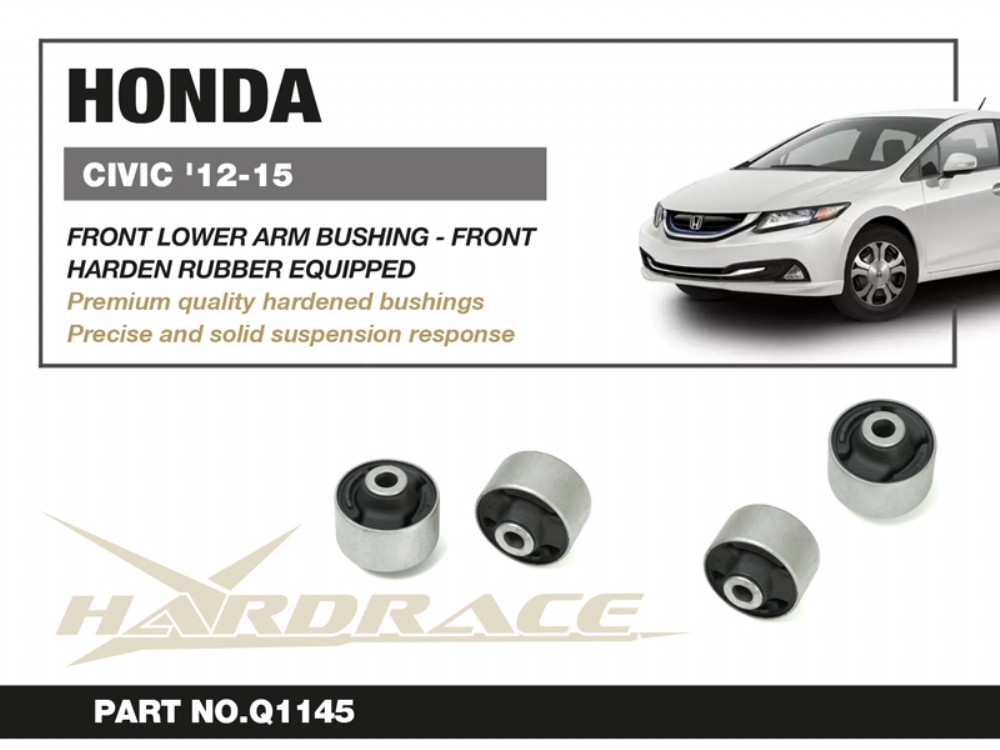 Hardrace Buchse für Unteren Querlenker vorne (vorne) für Honda Civic 9. FG, FB