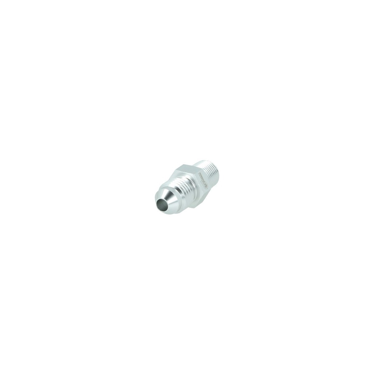 Gewindeadapter Dash 4 männlich zu NPT 1/8" männlich - silber matt