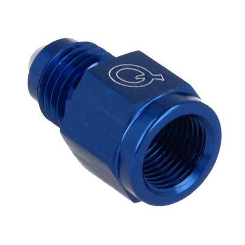 QSP Adapter Dash 3 / AN3 Male auf 1/8 NPT Female blau