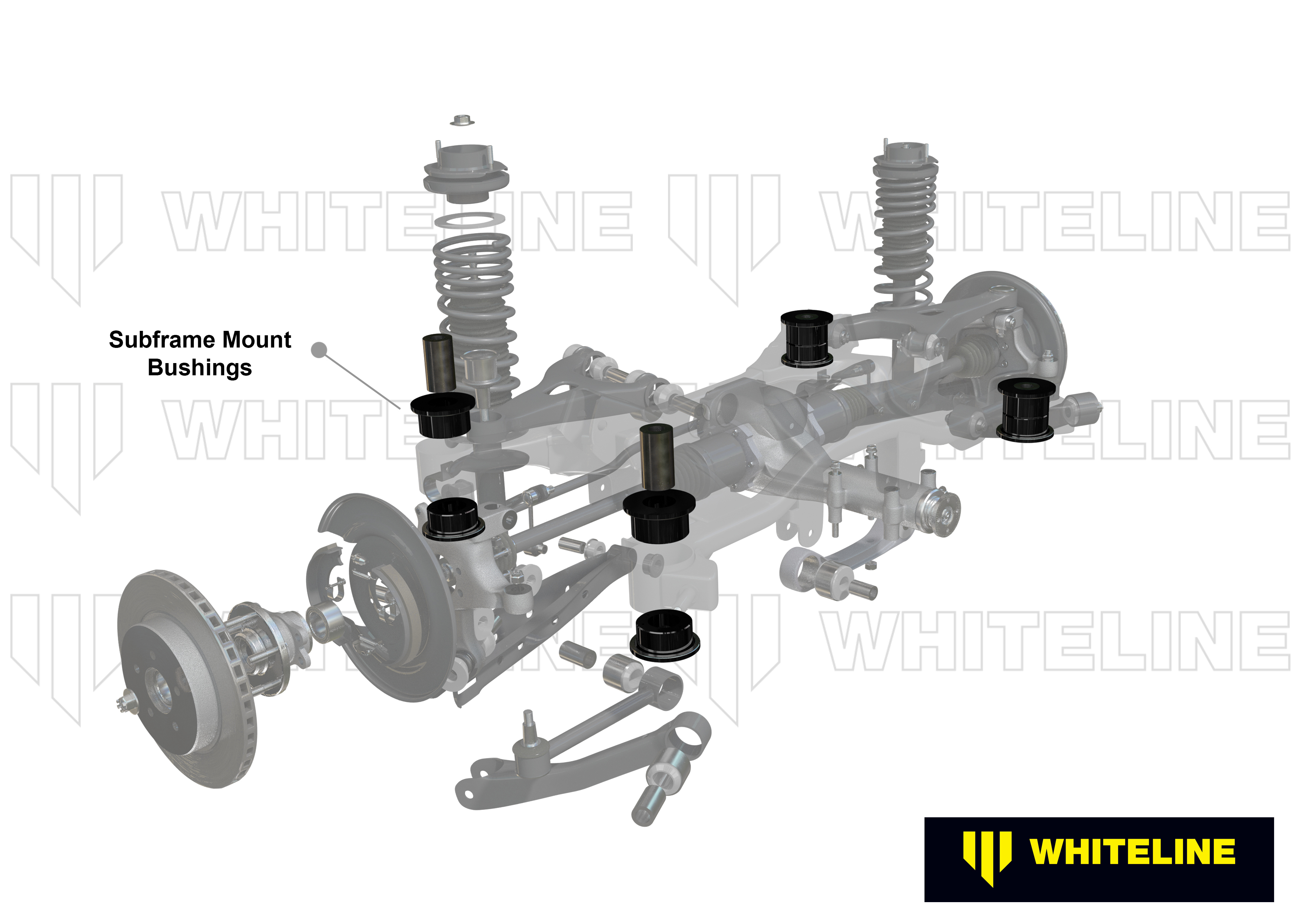 Whiteline Hilfsrahmen - Buchsen-Set für Nissan Skyline R32 AWD/R33 AWD/R34 AWD