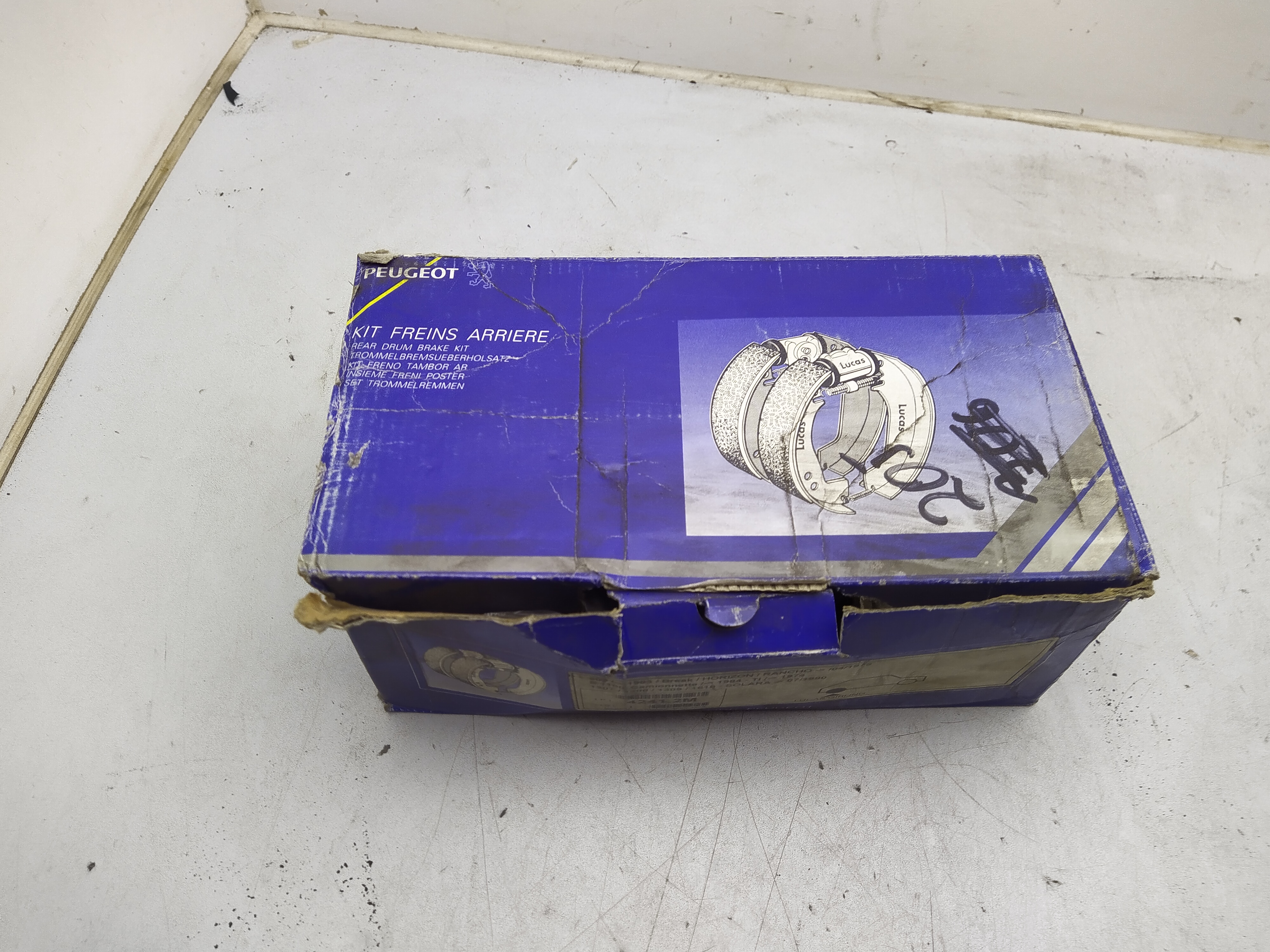 Peugeot Bremsensatz, Trommelbremse 42412M NEU NOS NEW