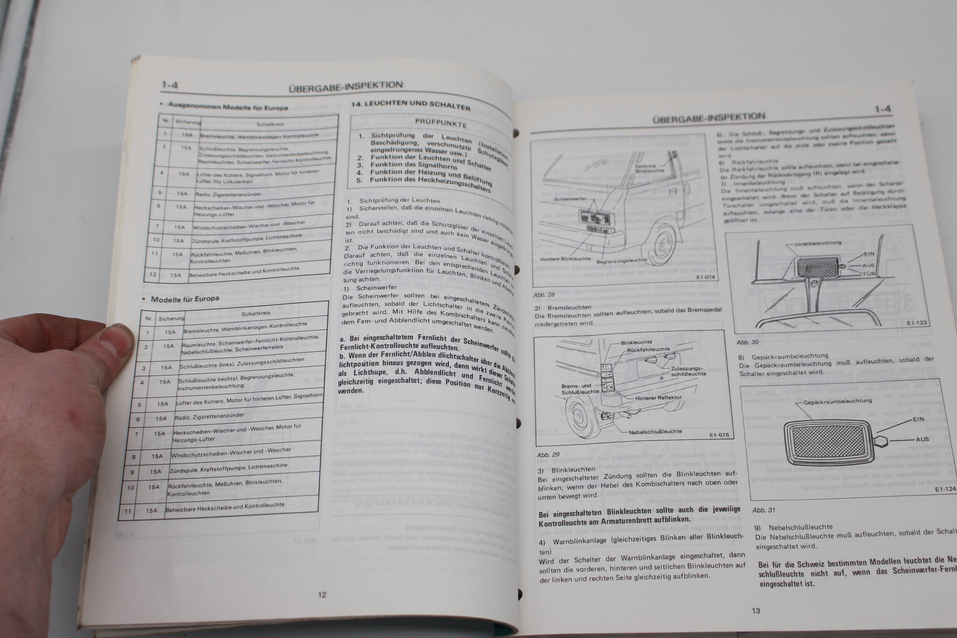 Original Reparaturhandbuch Werkstatthandbuch für SUBARU Libero E Servie ab 1990