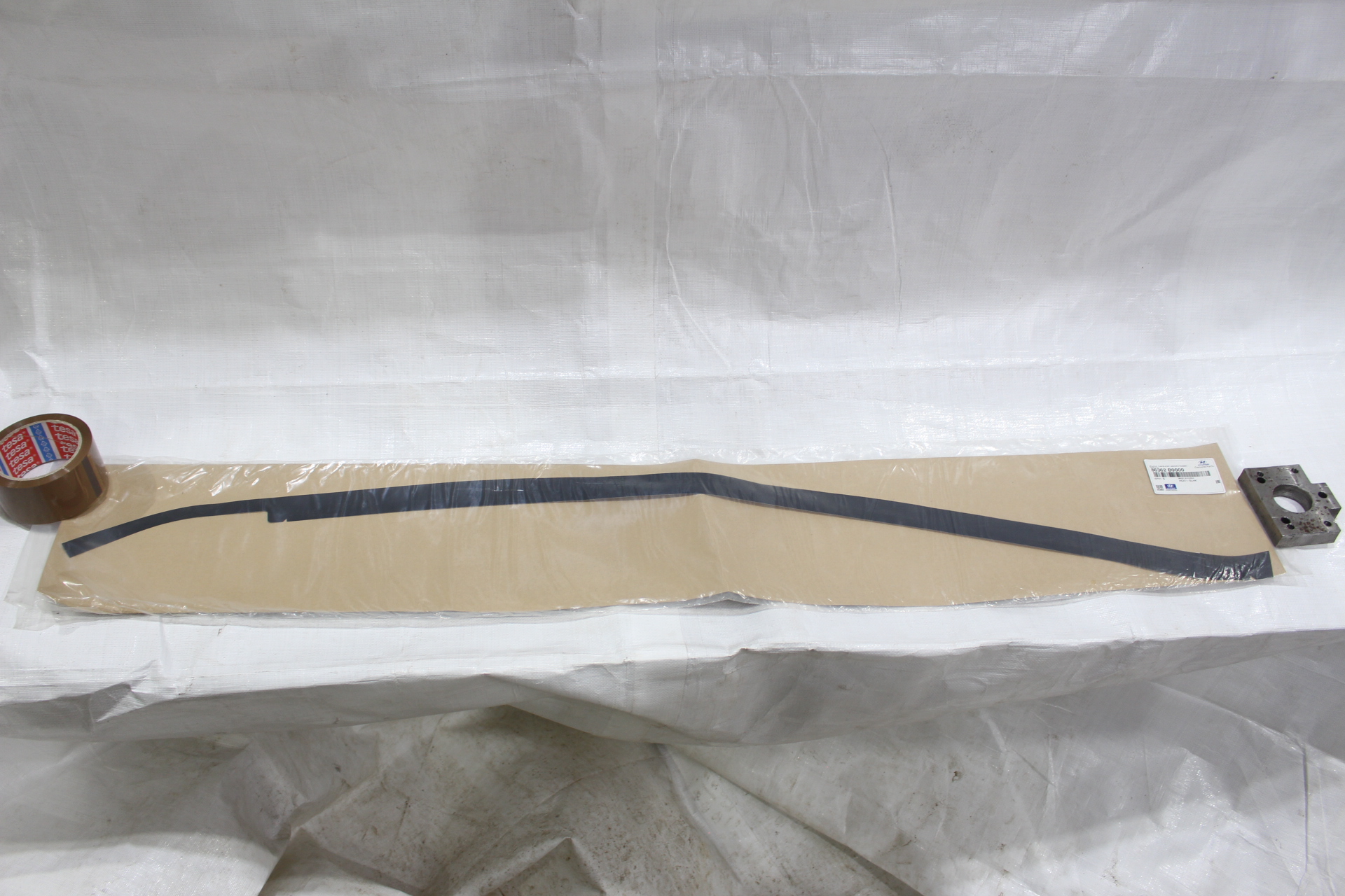 Hyundai i10 Zierfolie Türrahmen vorne links oben 86362-B9000 Black Frame Tape LH