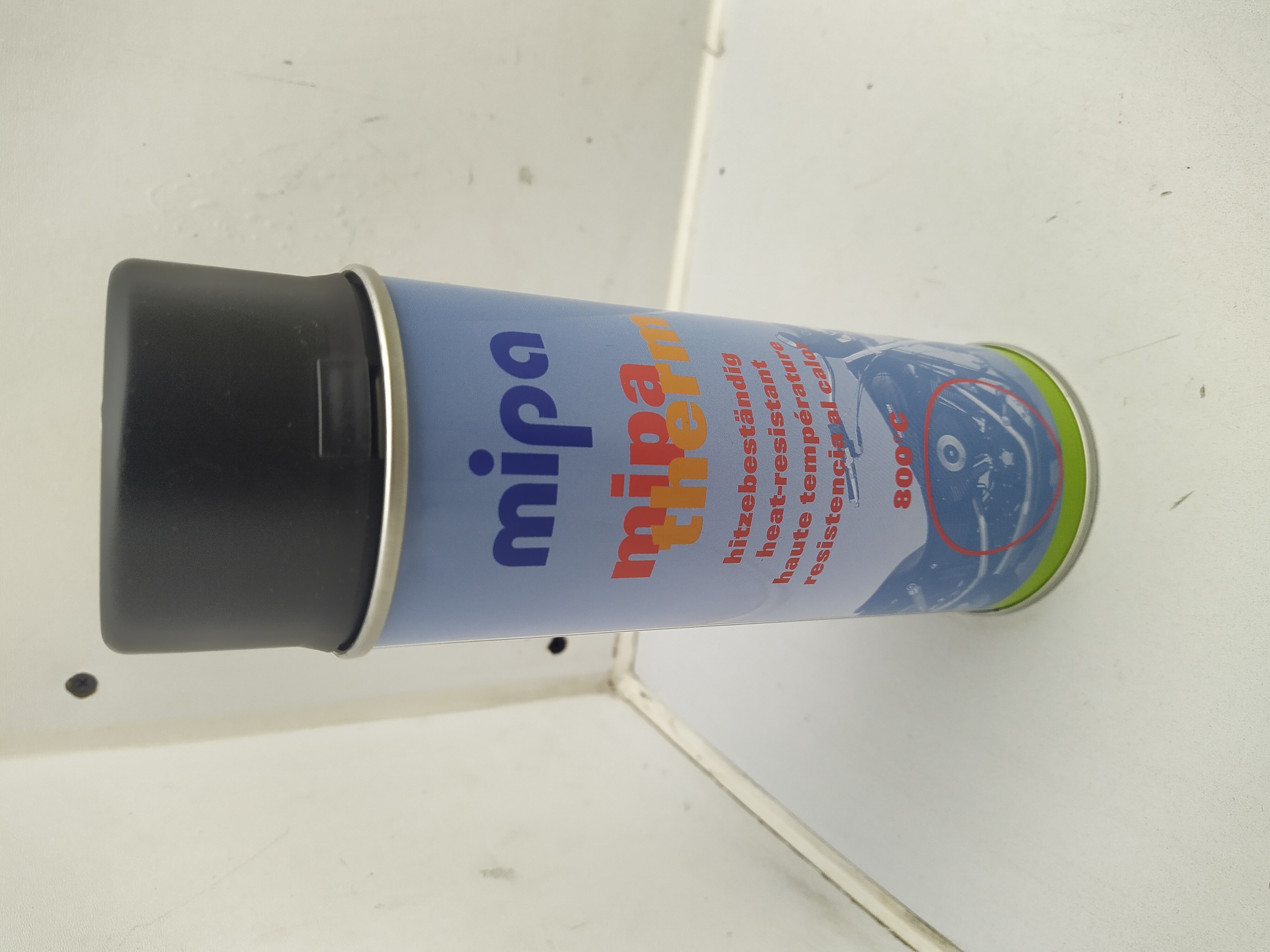 Mipa Mipatherm hitzebeständiger Lack Spraydose Schwarz Hitzebeständig bis 800ºC Mipa Mipatherm hitzebeständiger Lack Spraydose Schwarz Hitzebeständig bis 800ºC