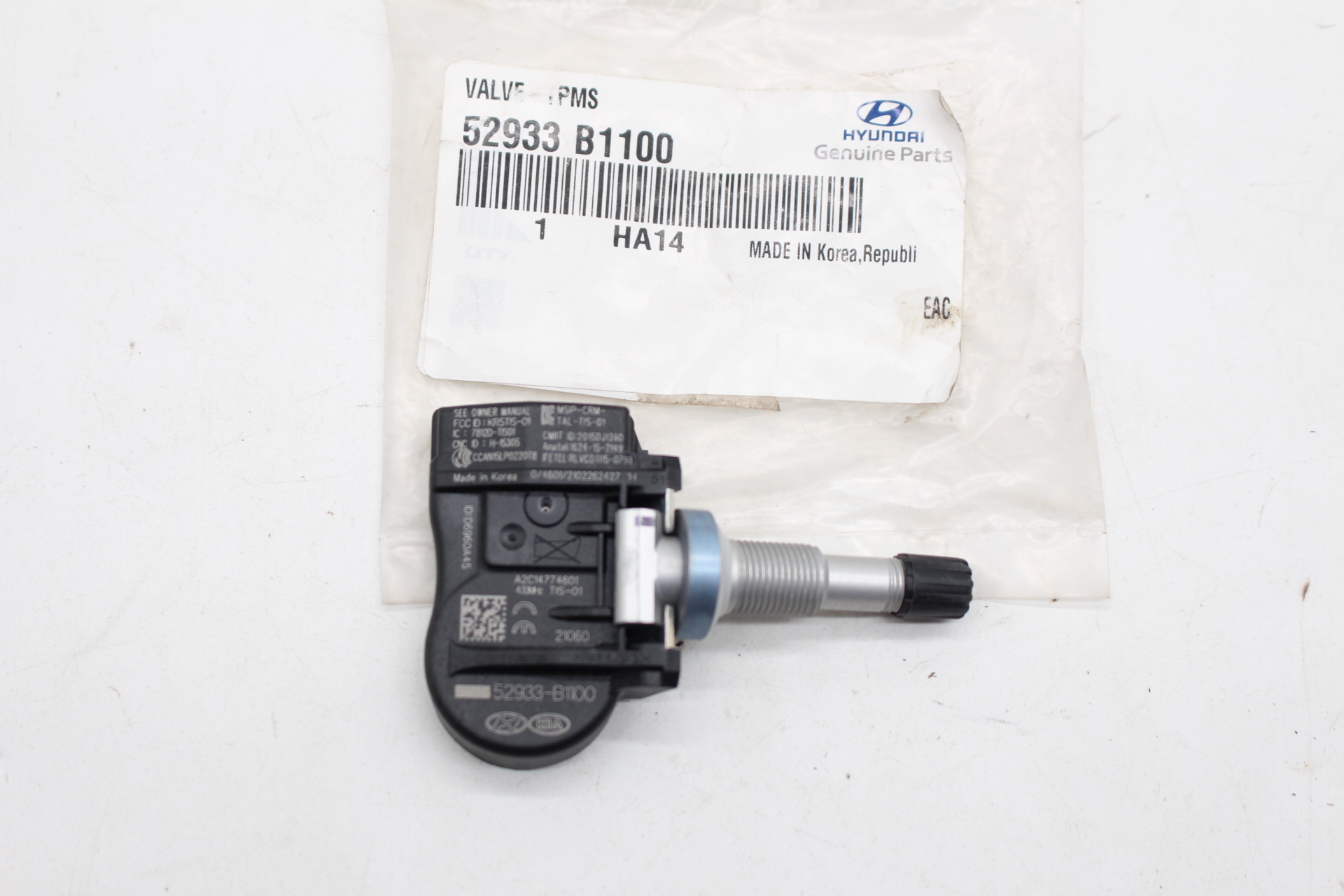 Hyundai TPMS Sensor 52933-B1100 Reifendrucksensor RDKS Accent G80 Santa Fe