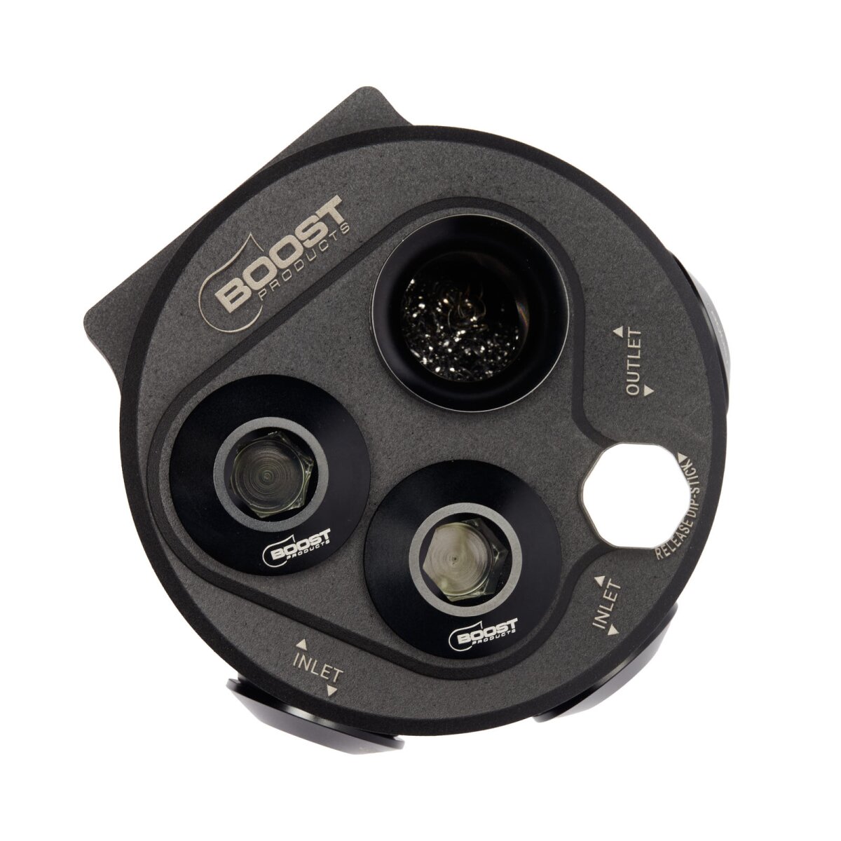 -12 AN / Dash 12 Fitting / Tulpe für Öl Catch Tank - schwarz matt
